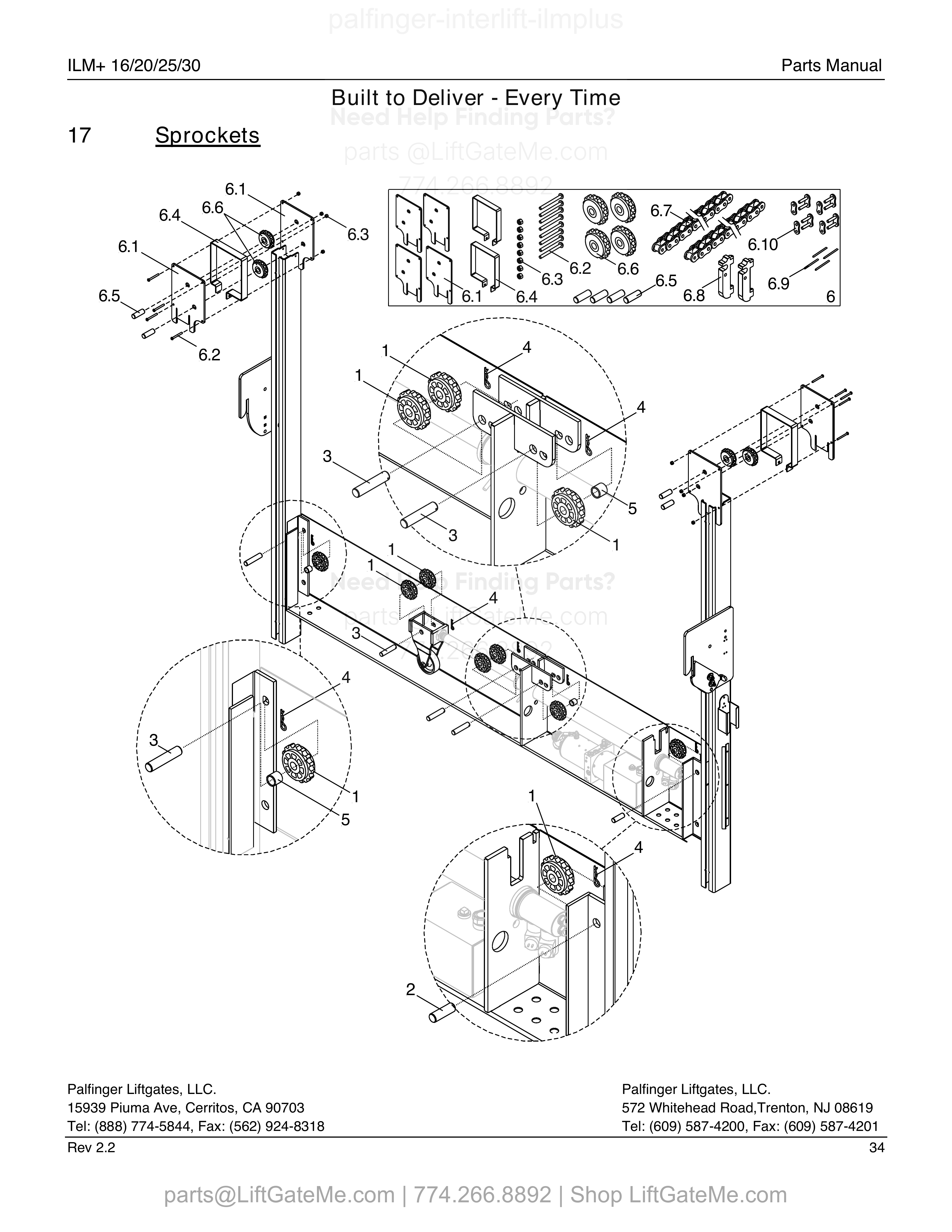 17- SPROCKETS diagram