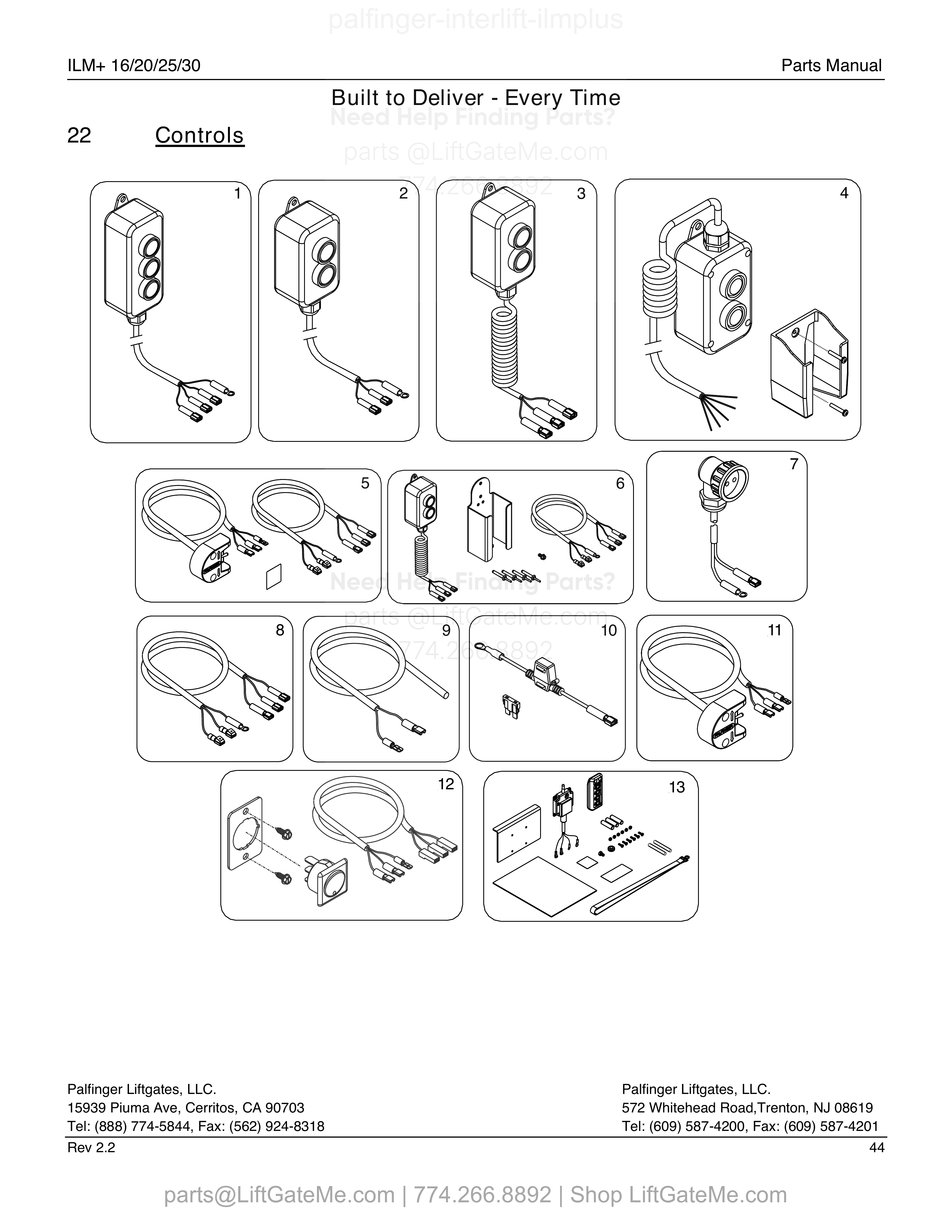 22 – CONTROLS diagram