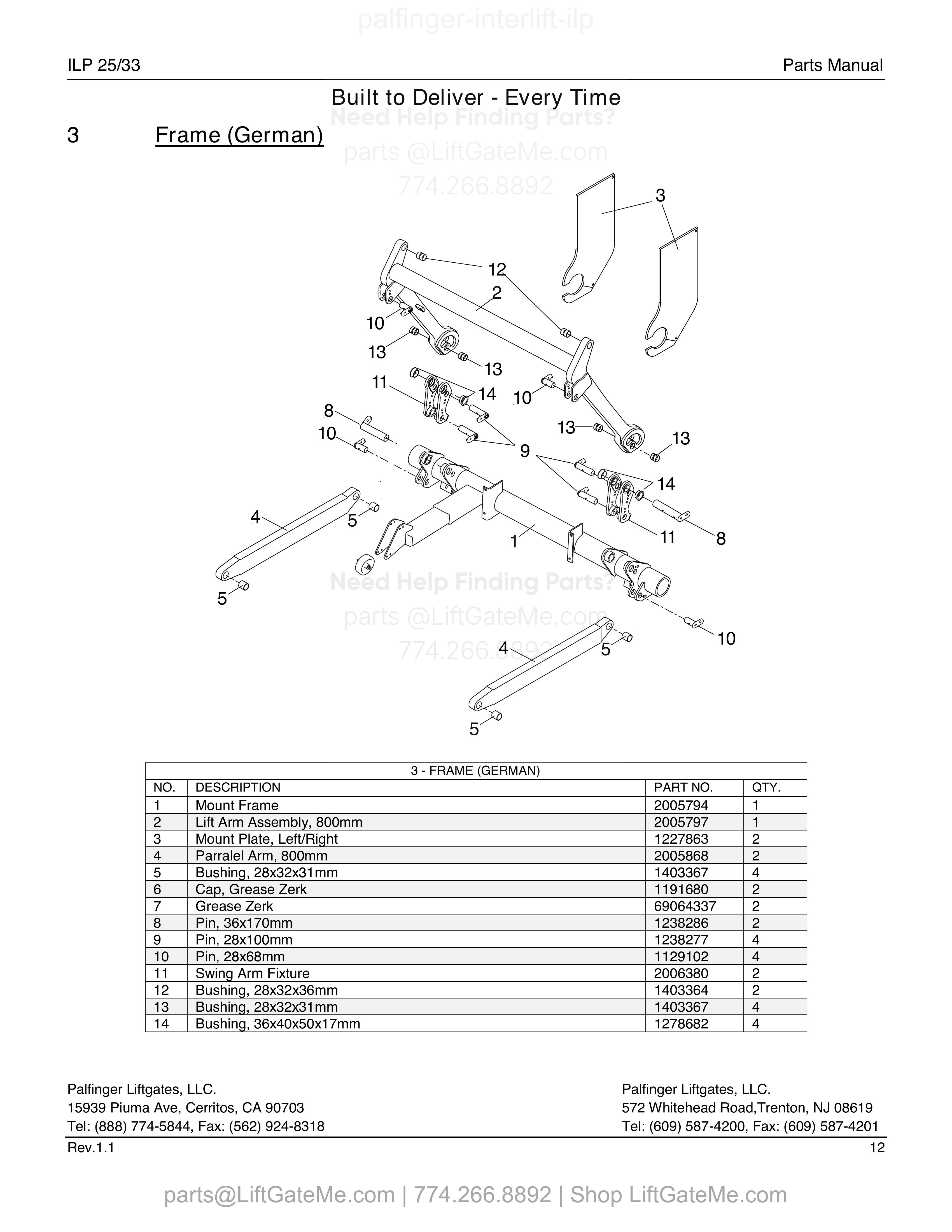 3 - FRAME (GERMAN) diagram