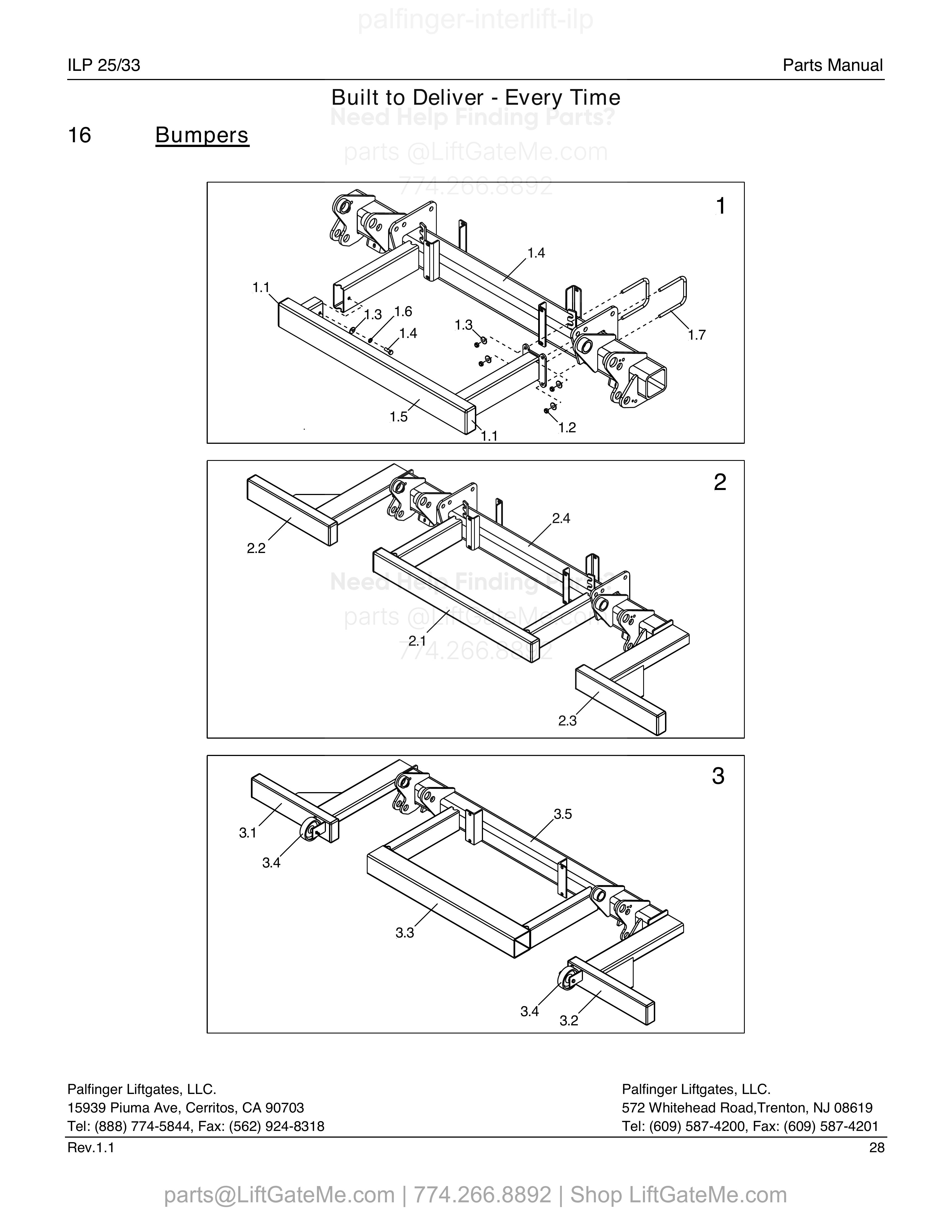 Bumpers diagram