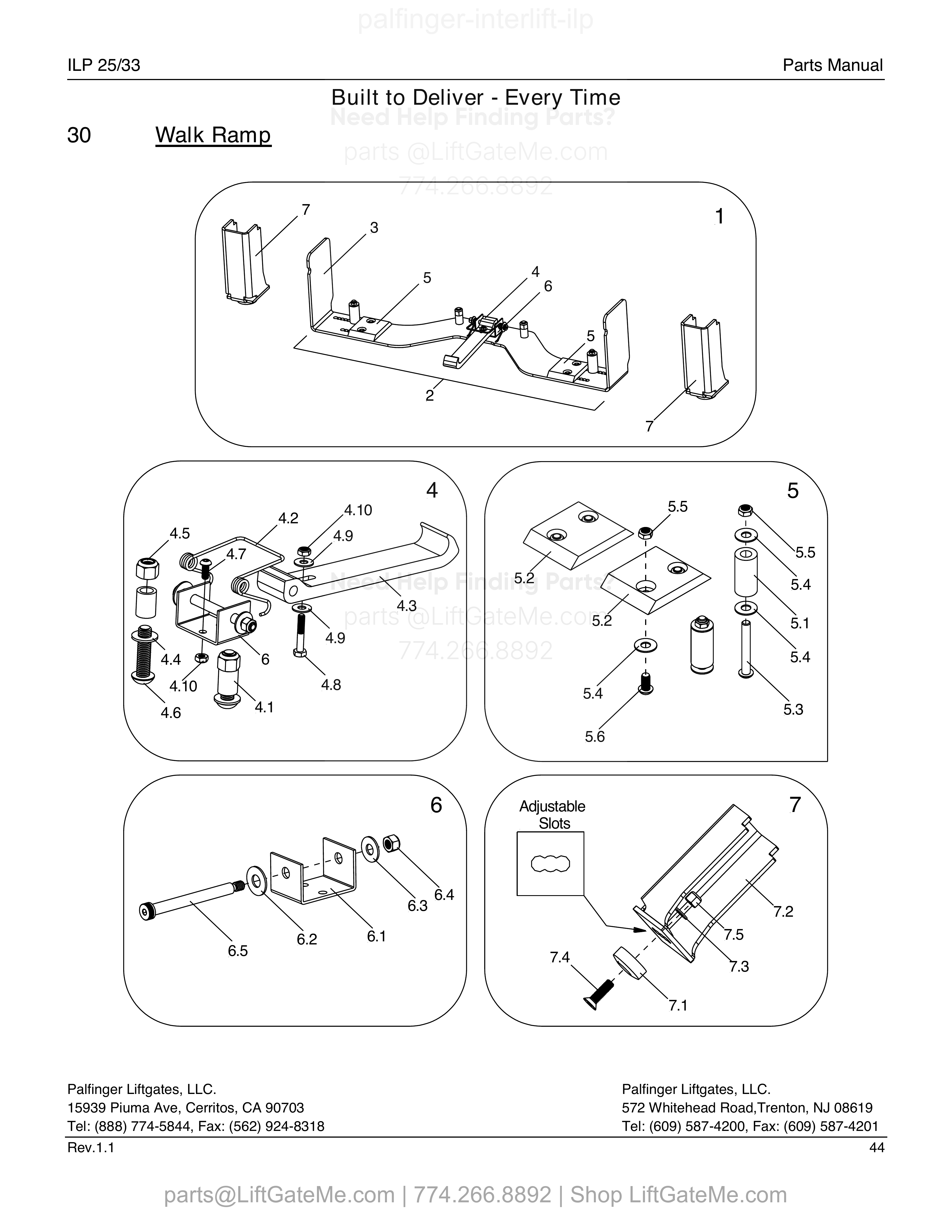 30 – WALK RAMP diagram