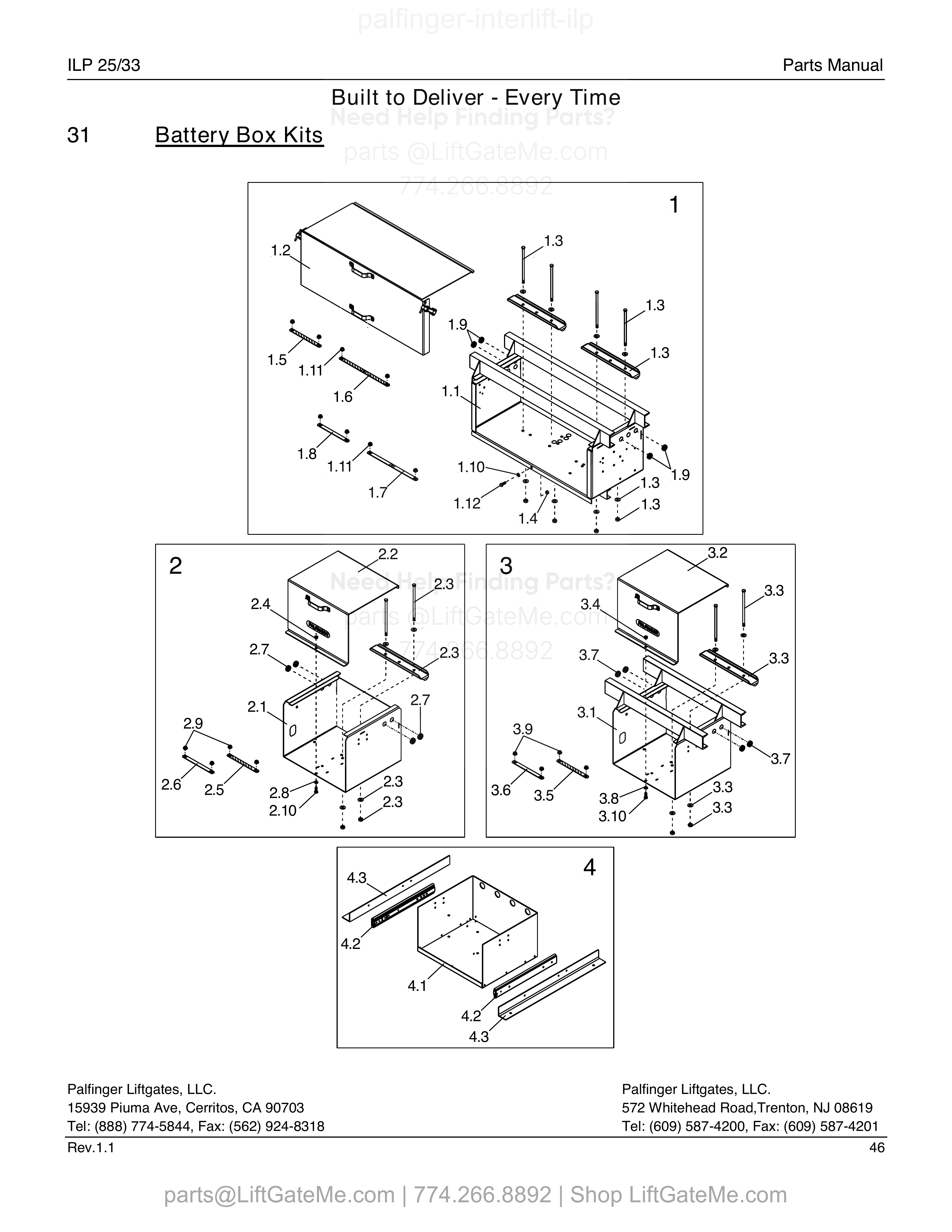 31 – BATTERY BOX KITS diagram