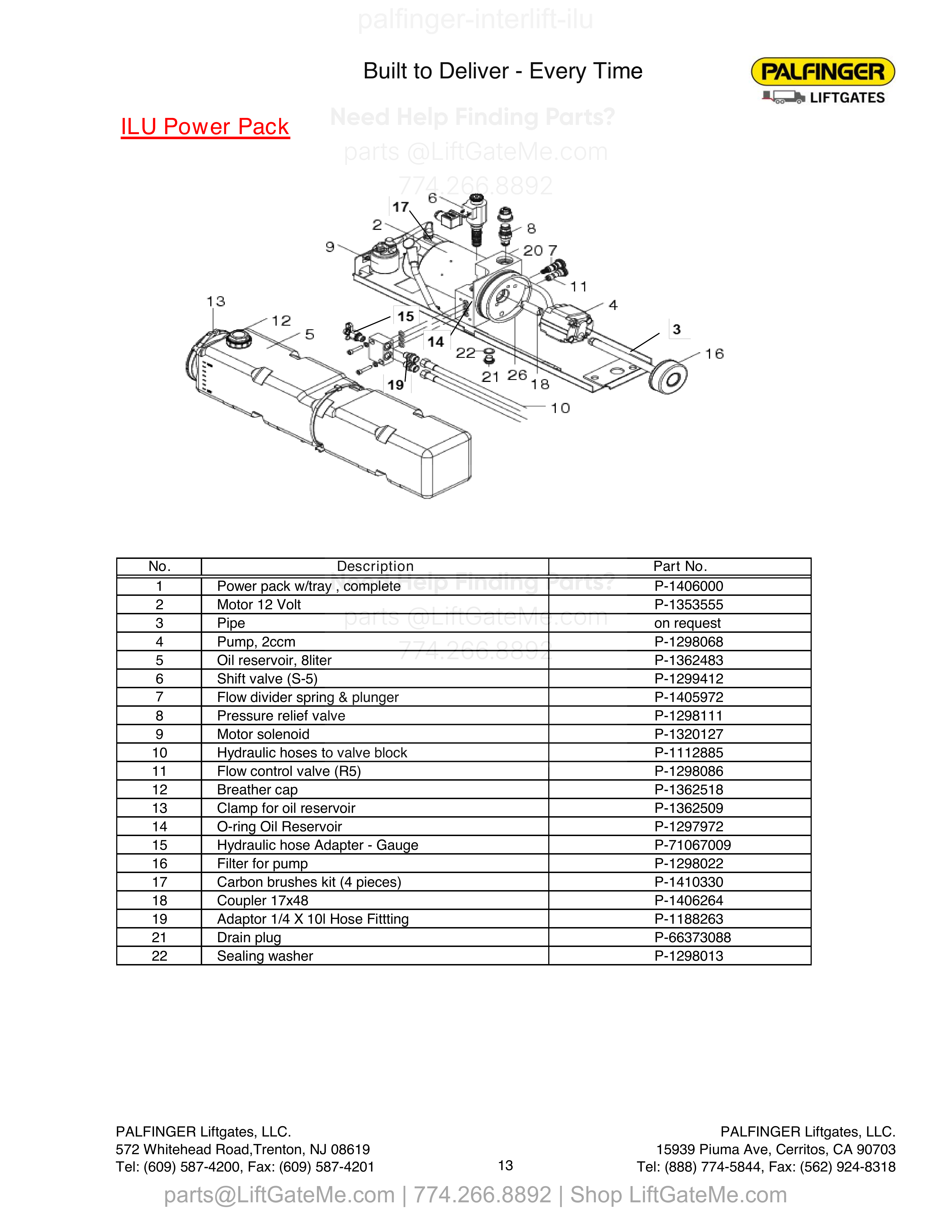 ILU Power Pack diagram