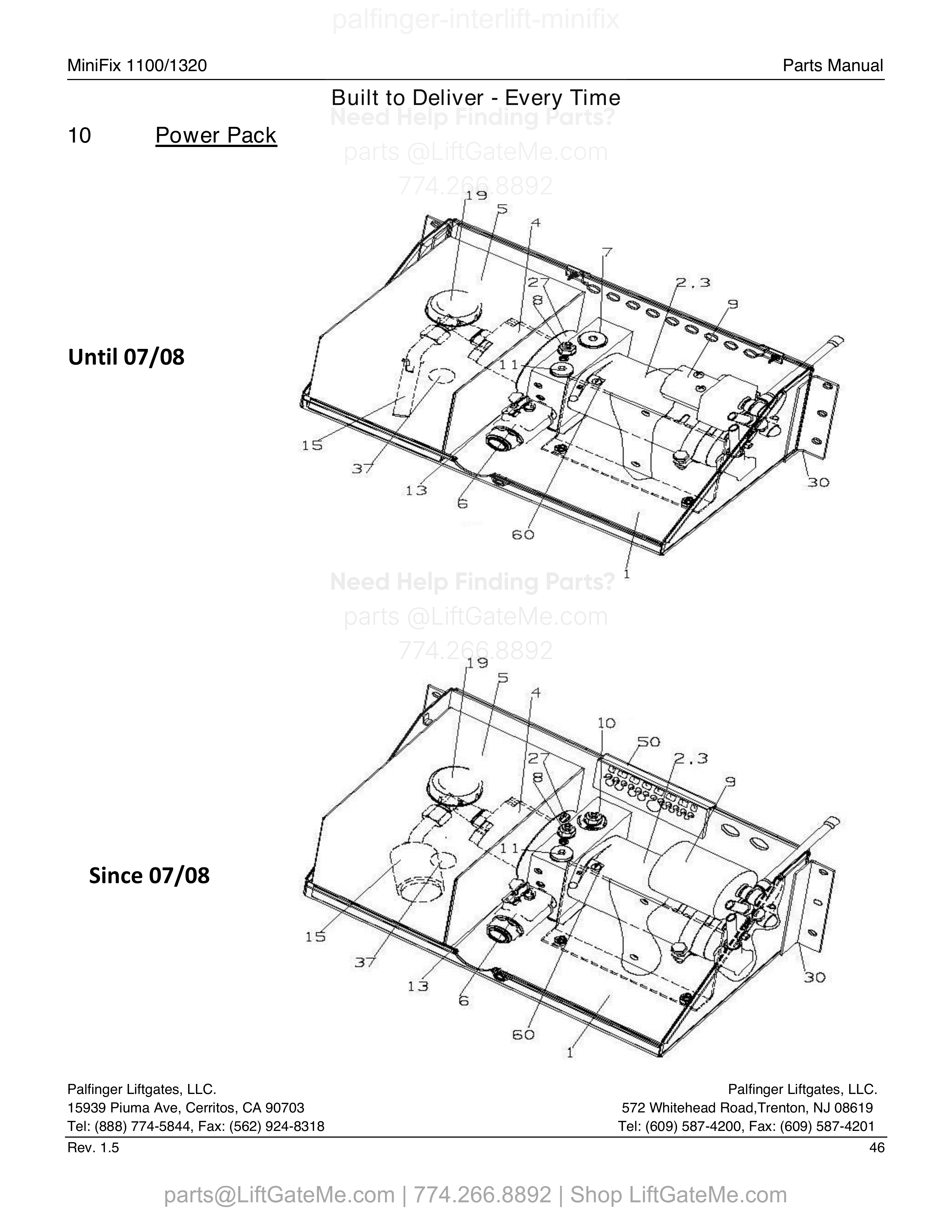 Power Pack diagram