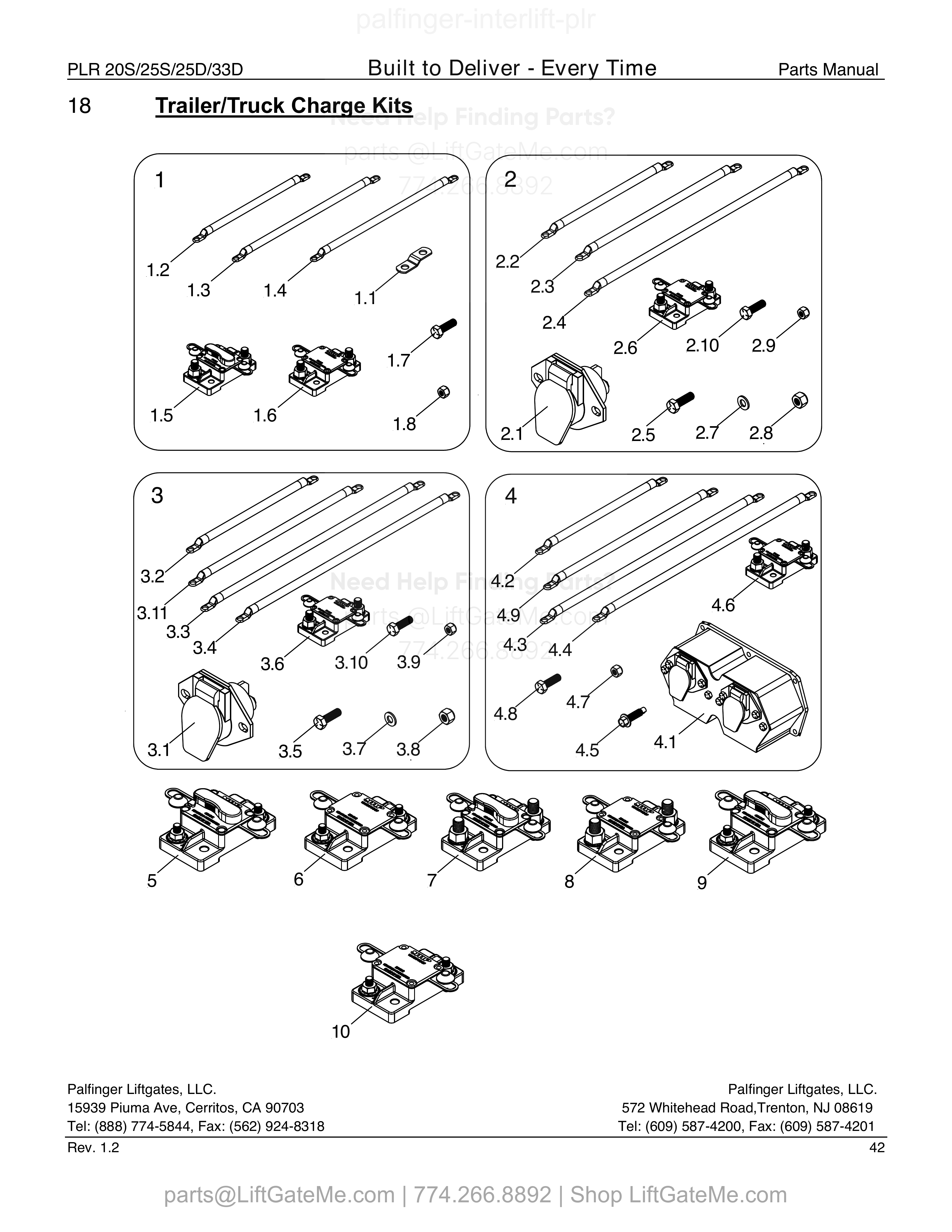 18 - TRUCK/TRAILER CHARGE KITS diagram