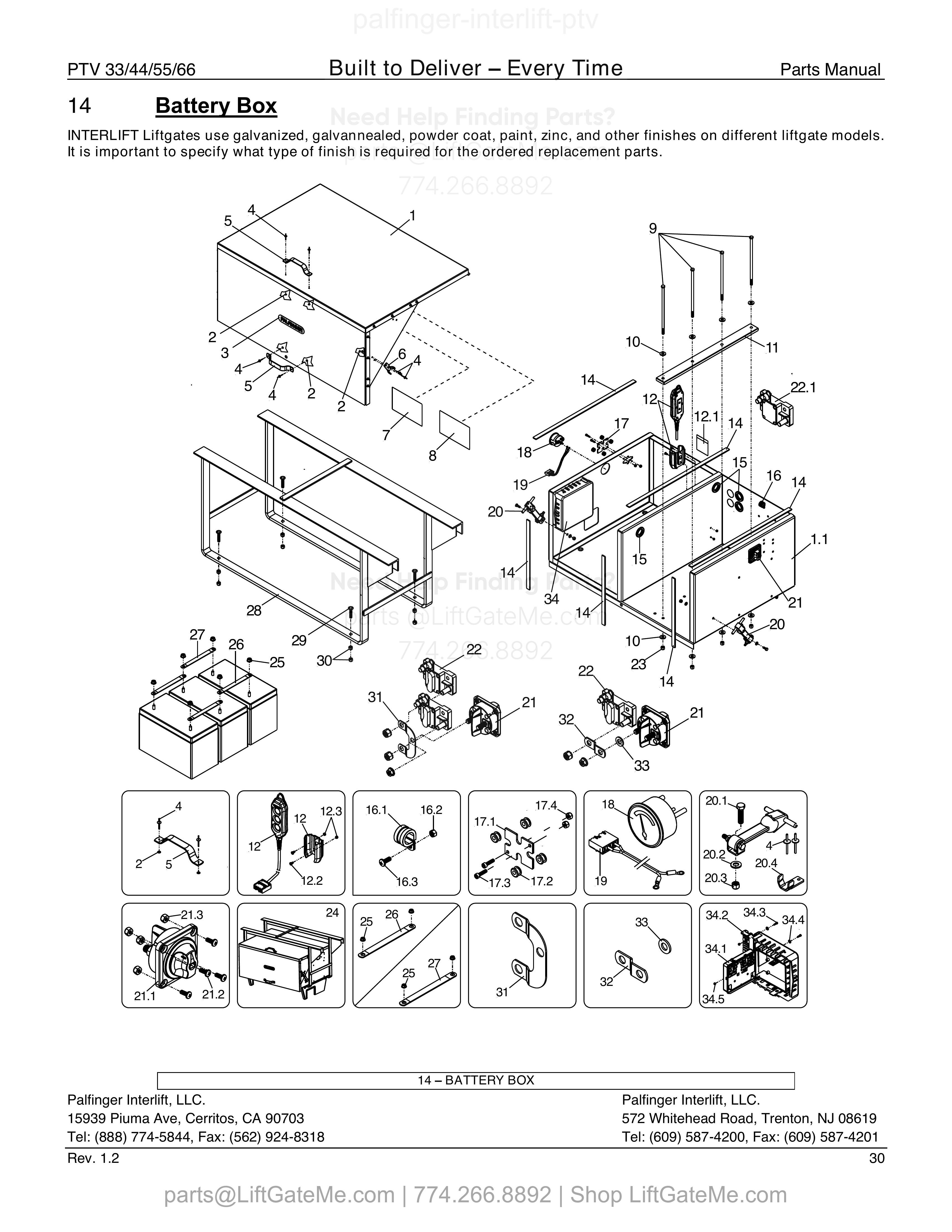14 – Battery Box diagram