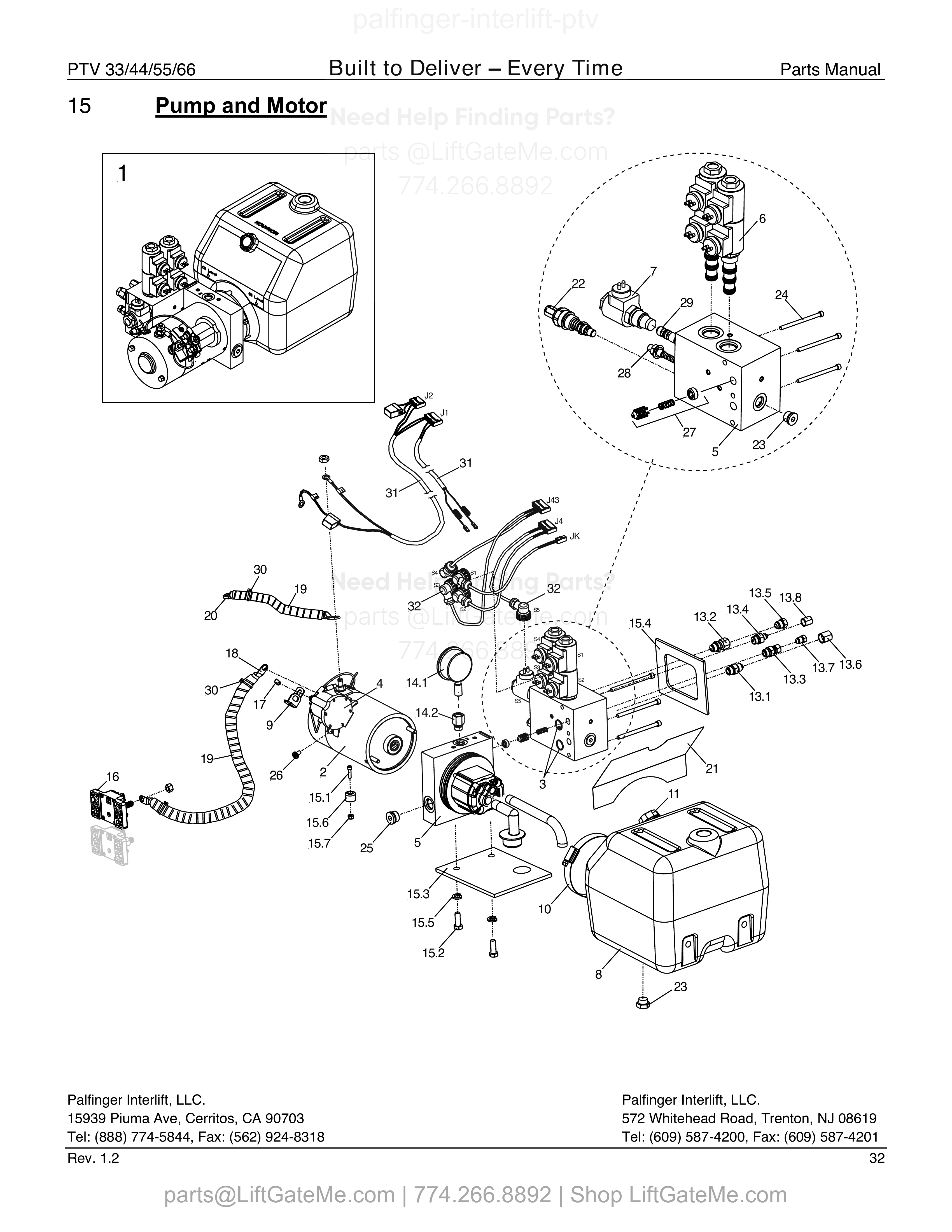 15 – Pump and Motor - Primary Pump diagram