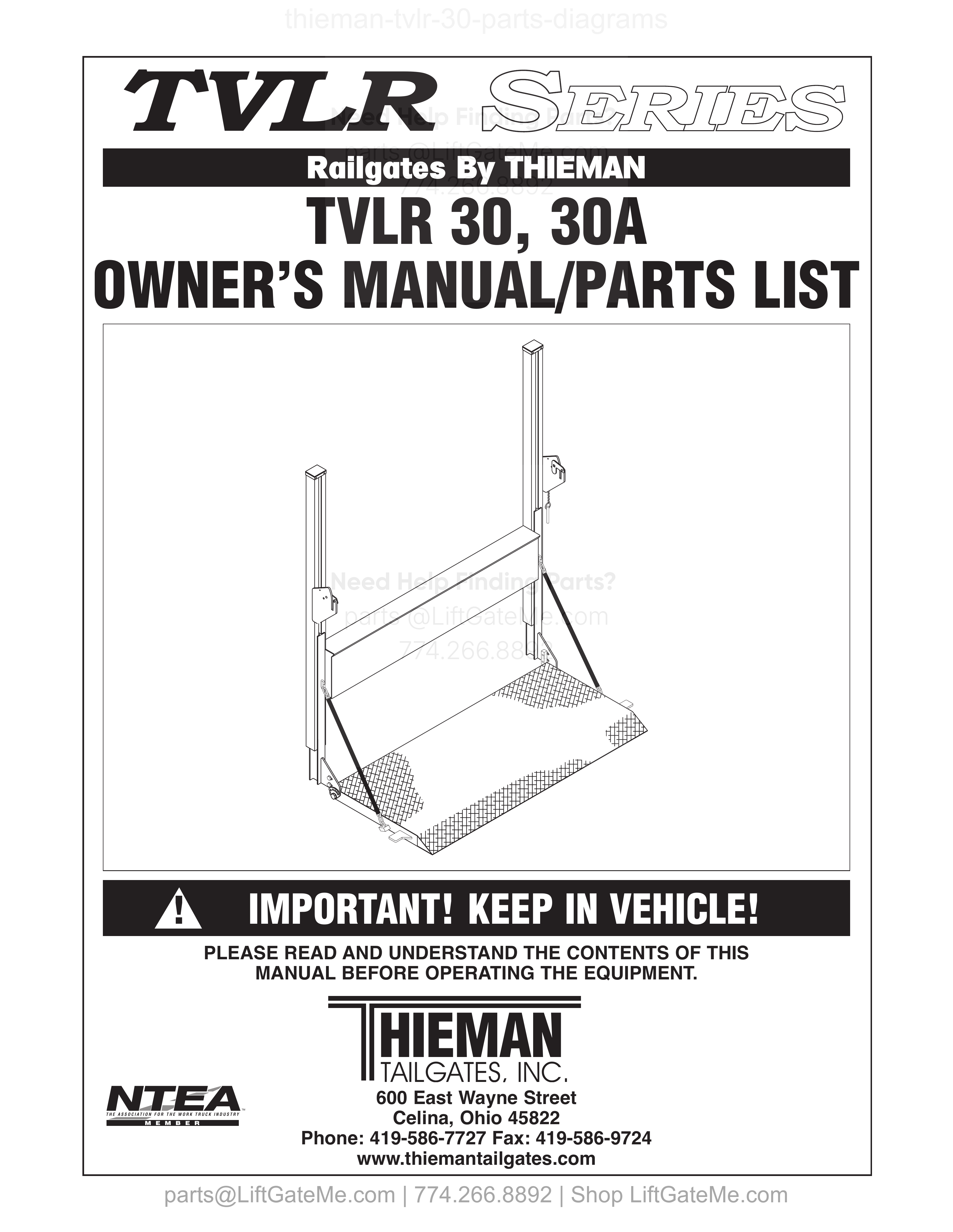 OEM manual reference cover