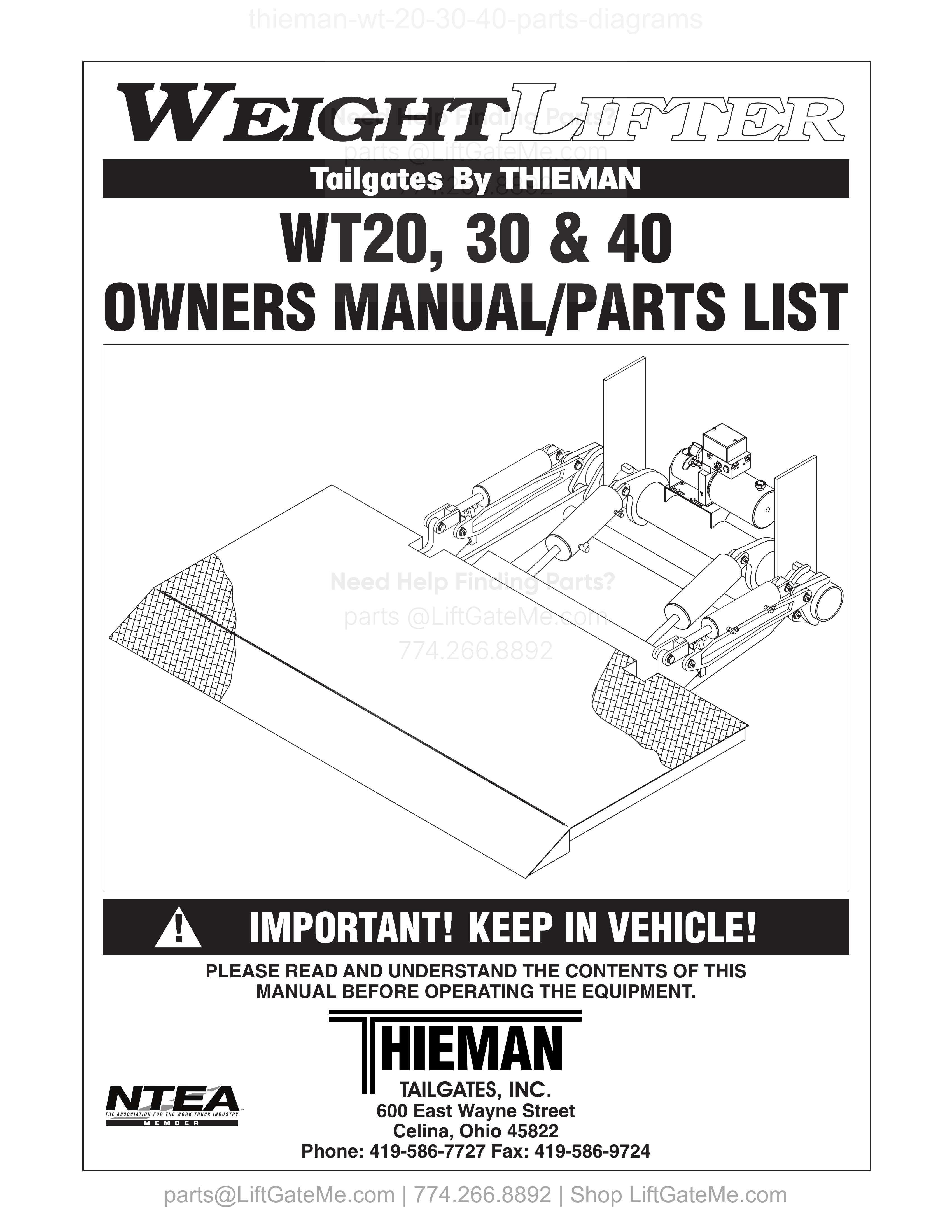 OEM manual reference cover