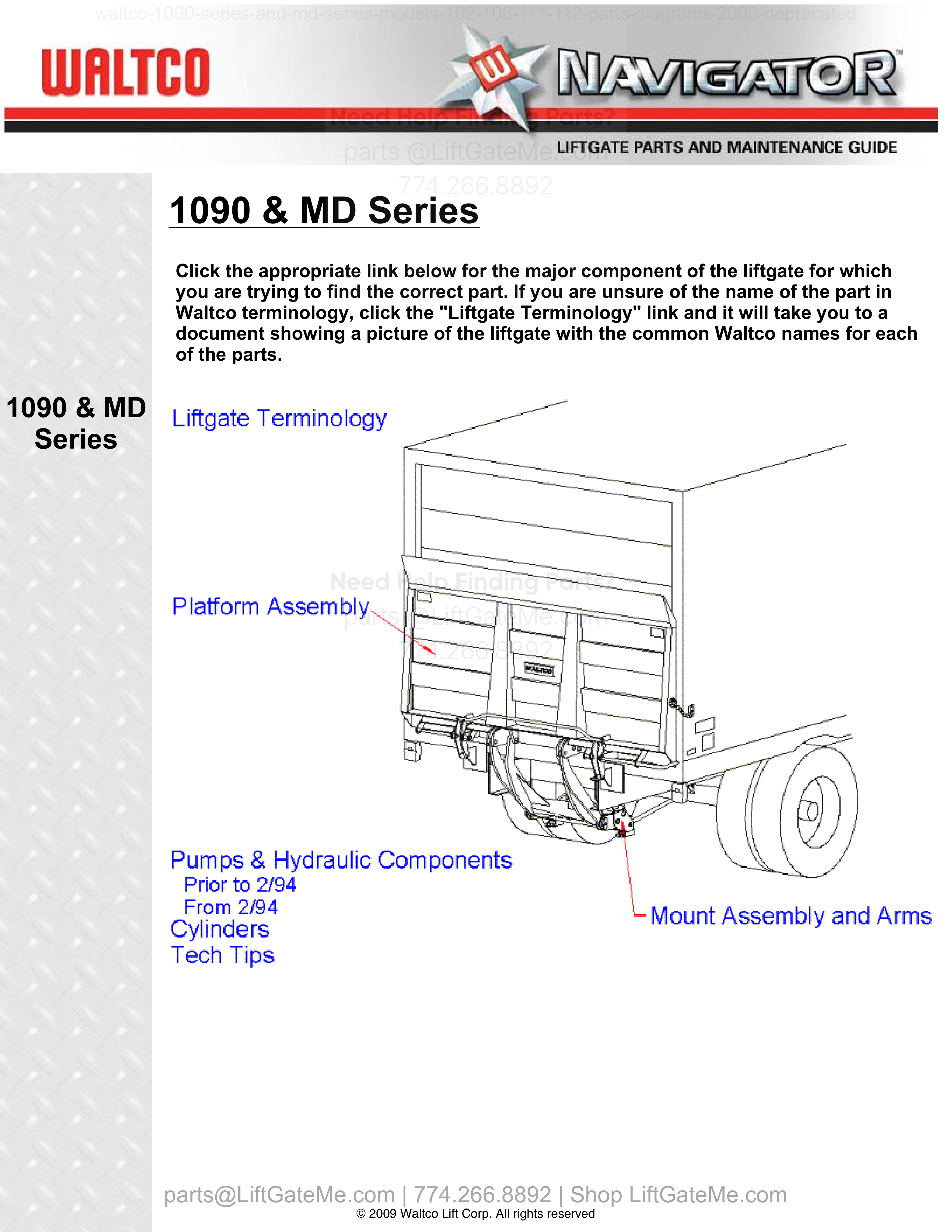 OEM manual reference cover