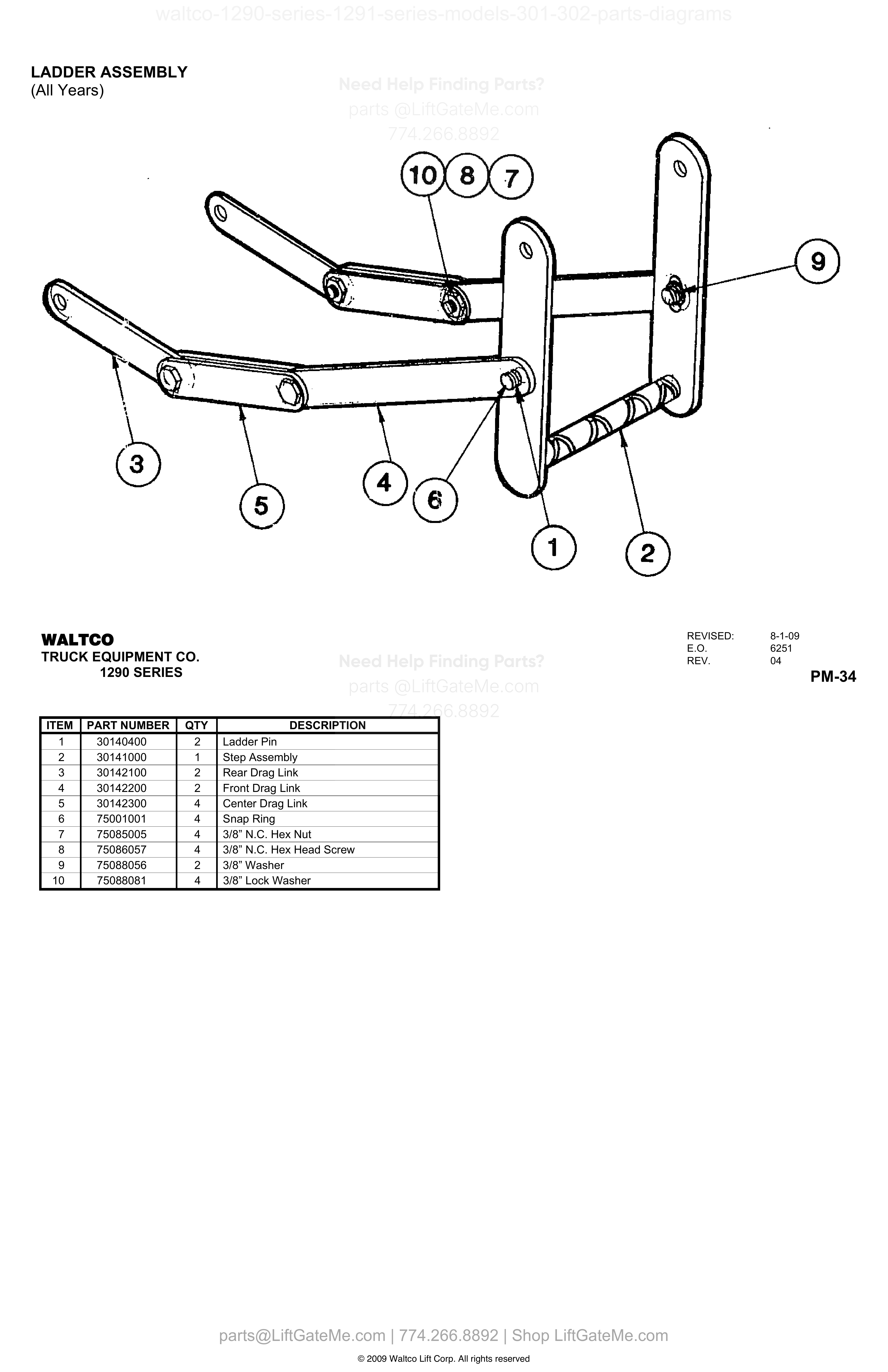 LADDER ASSEMBLY diagram