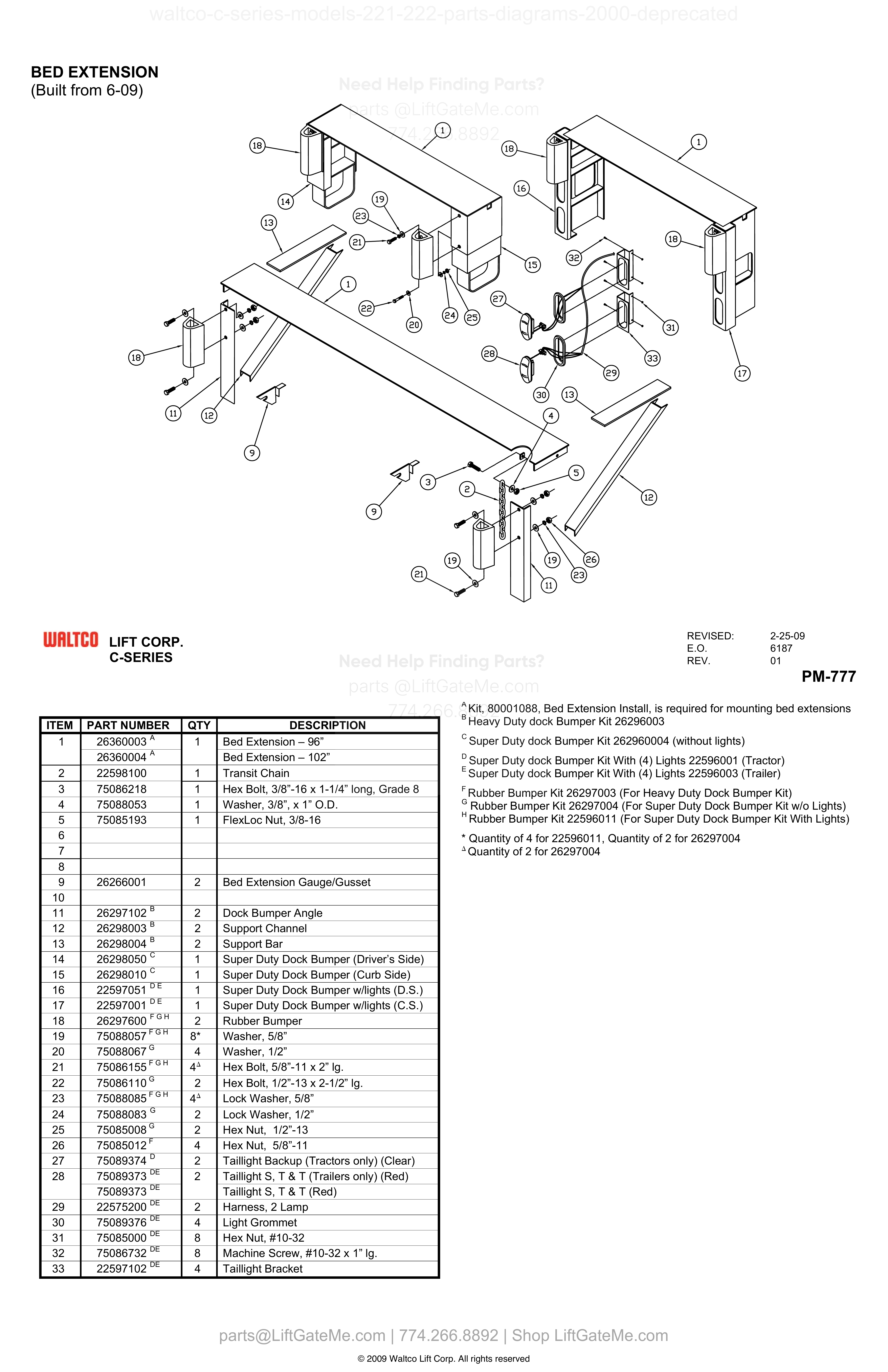 BED EXTENSION (Built from 6-09) diagram