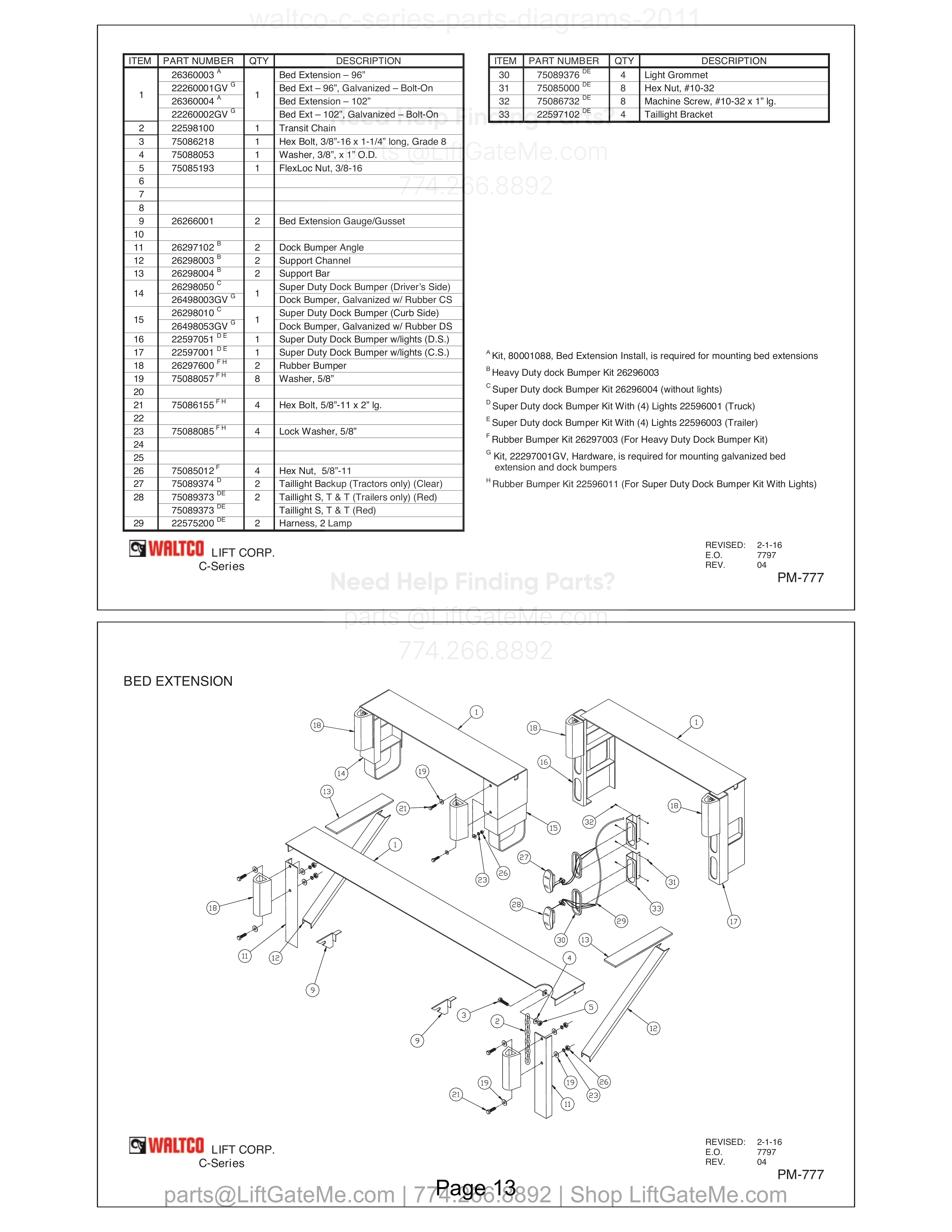 Bed Extension diagram