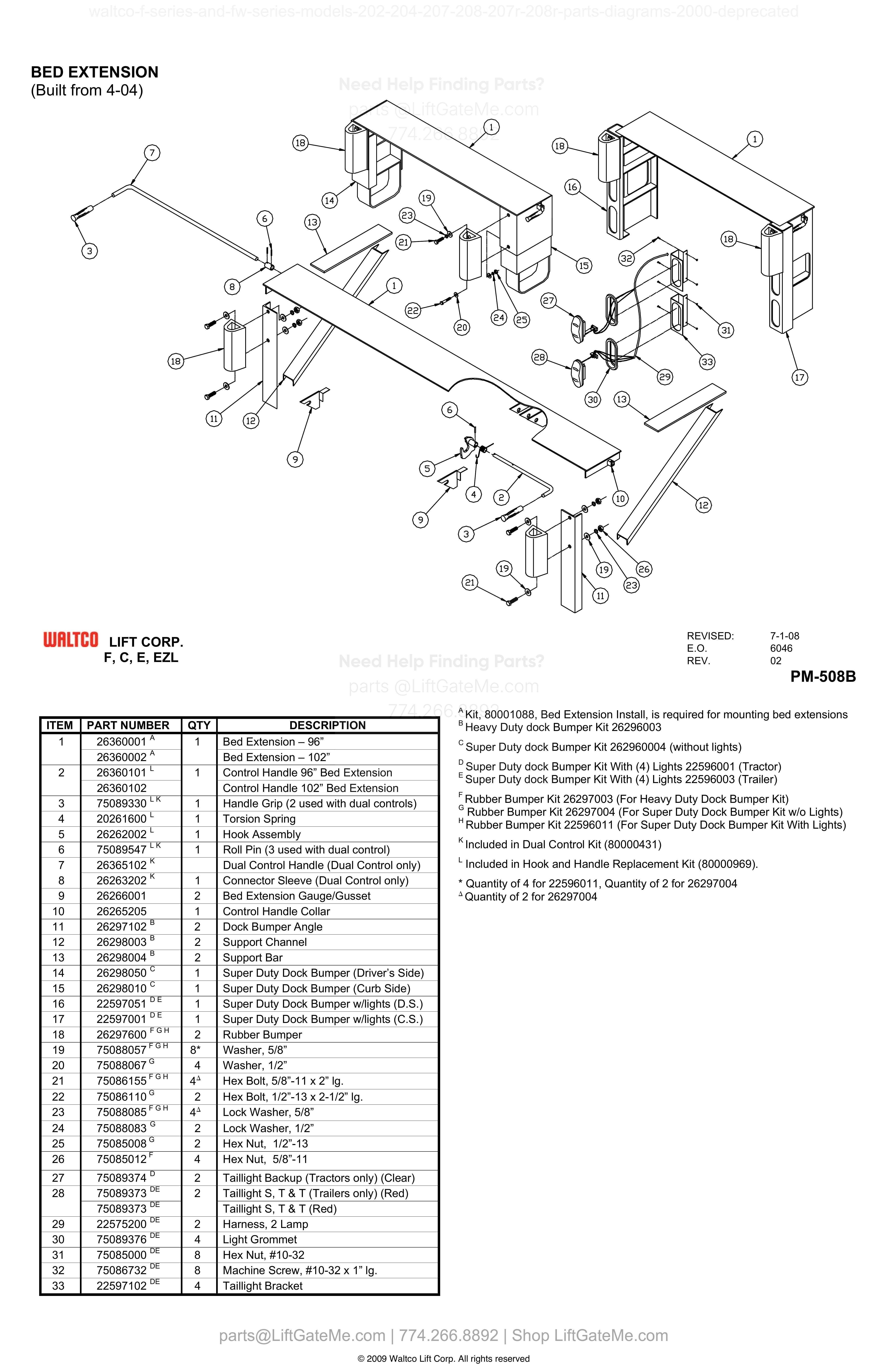 BED EXTENSION (Built from 4-04) diagram