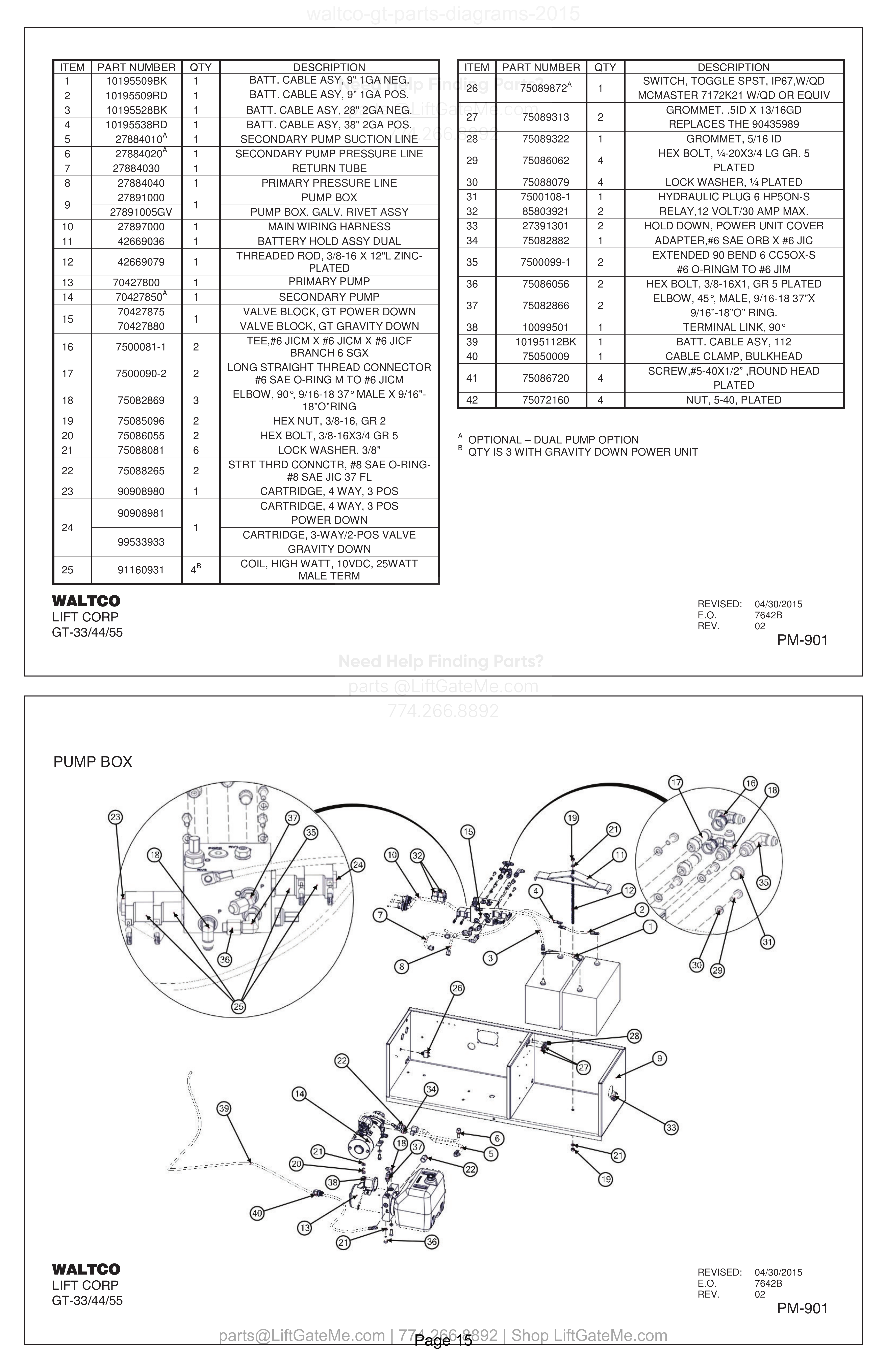 PUMP BOX diagram