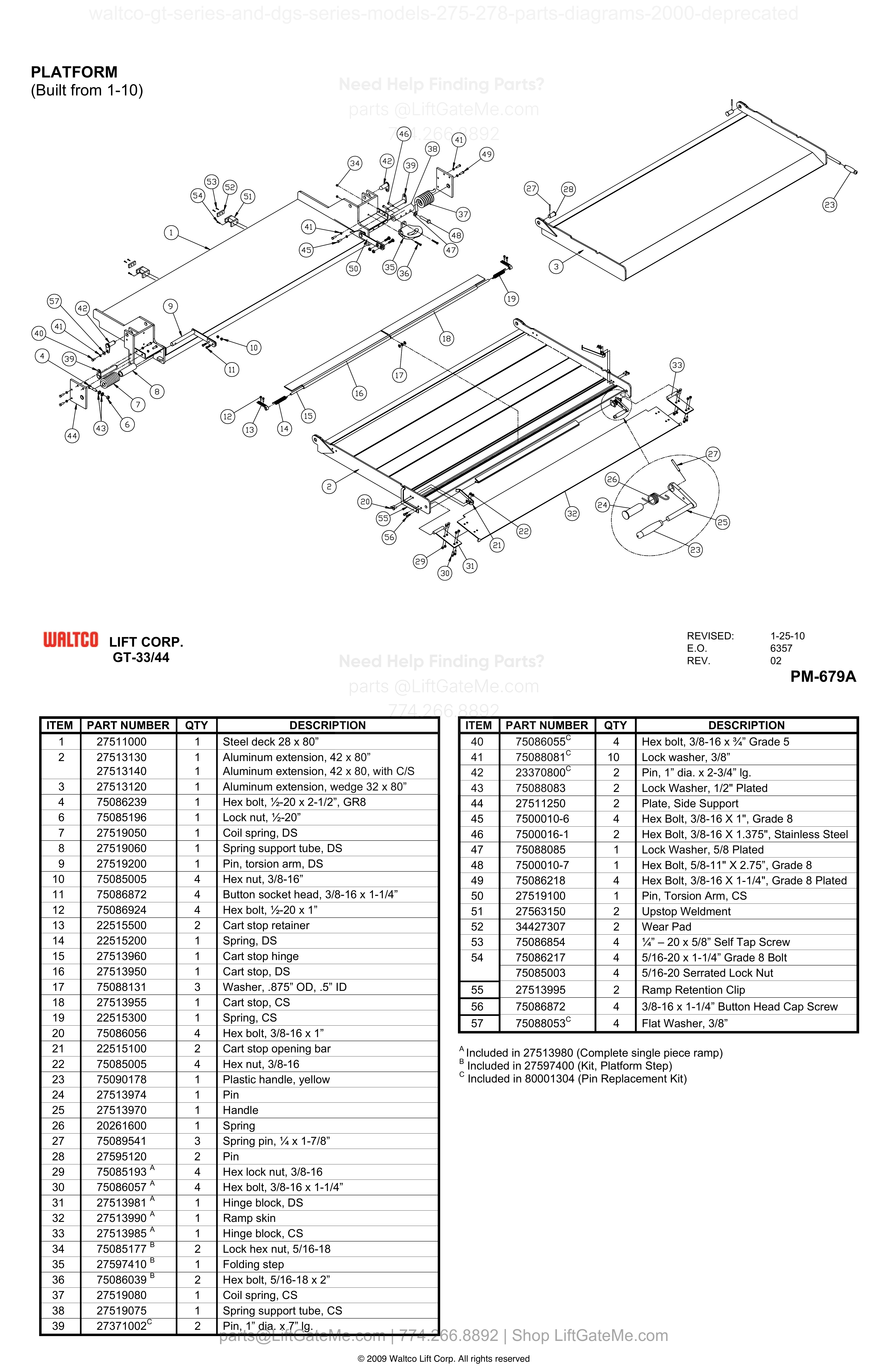 PLATFORM (Built from 1-10) diagram