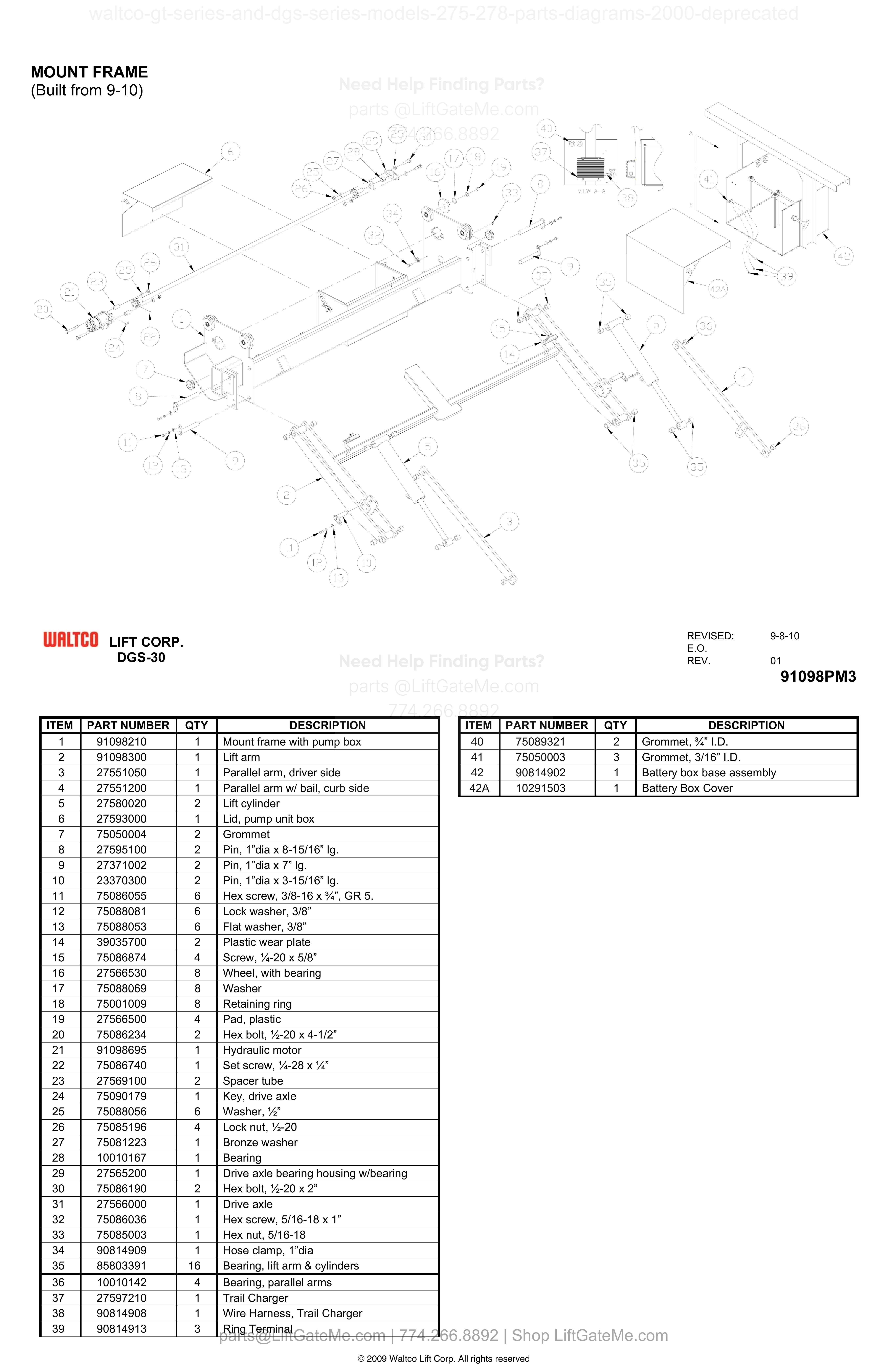 MOUNT FRAME (Built from 9-10) diagram