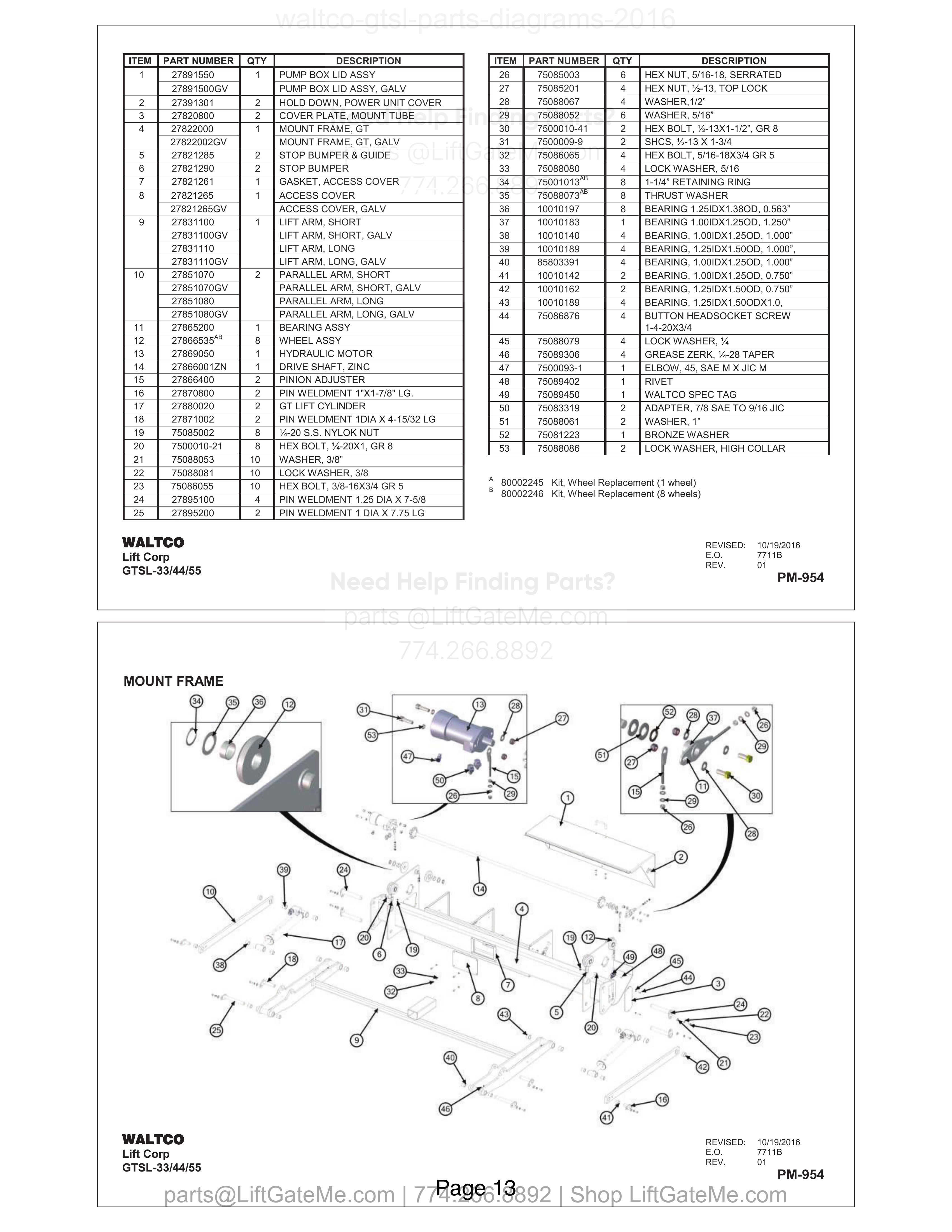 MOUNT FRAME diagram
