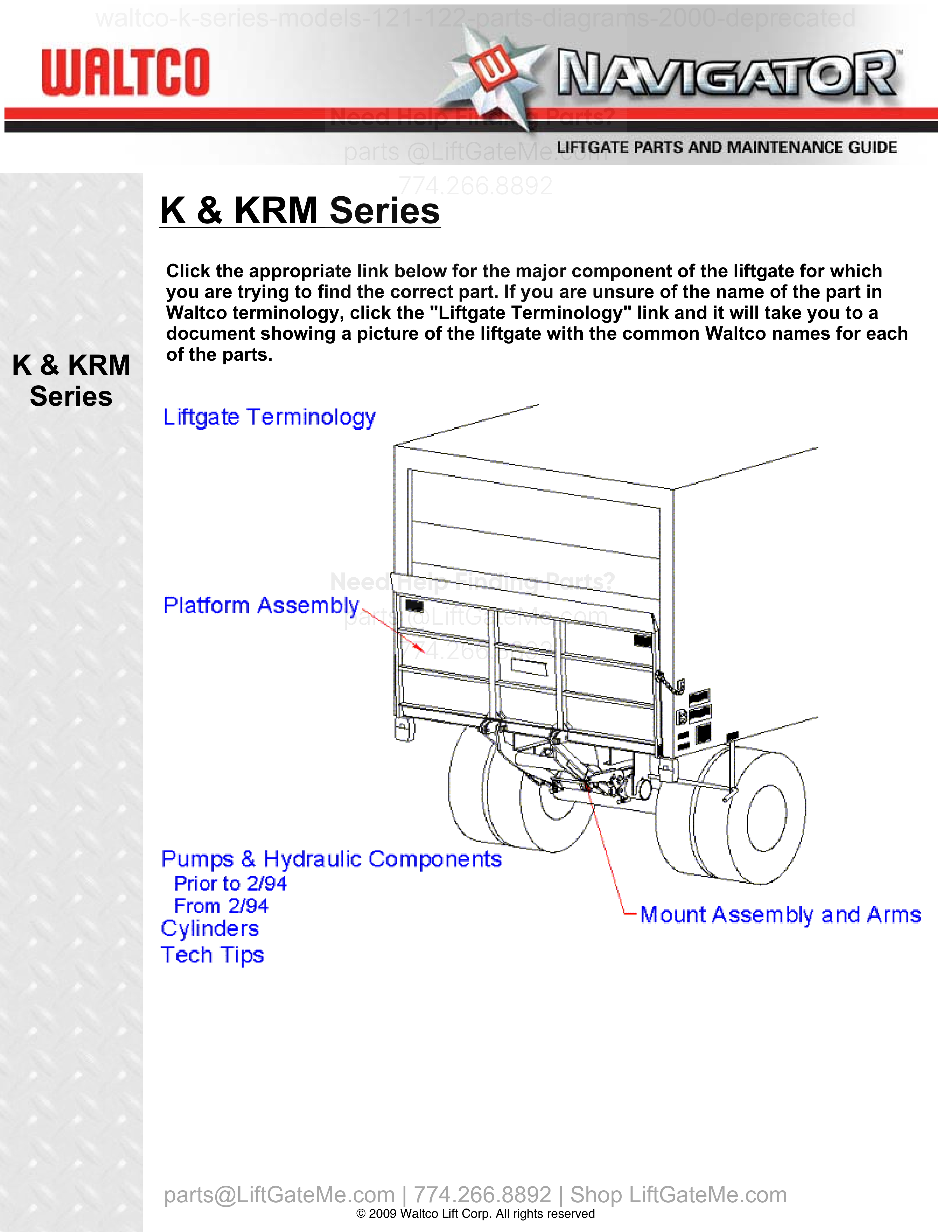 OEM manual reference cover
