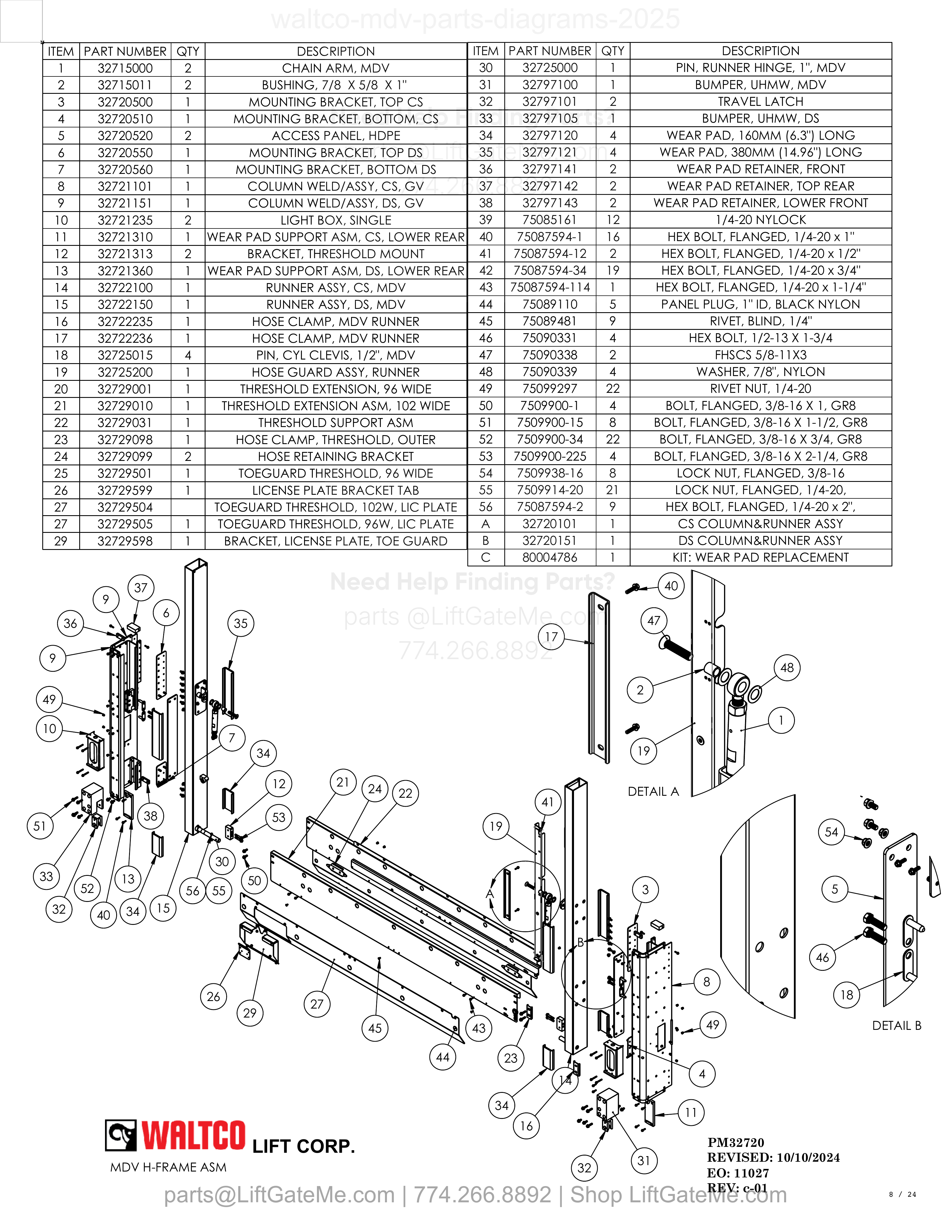 MDV H-FRAME ASM diagram