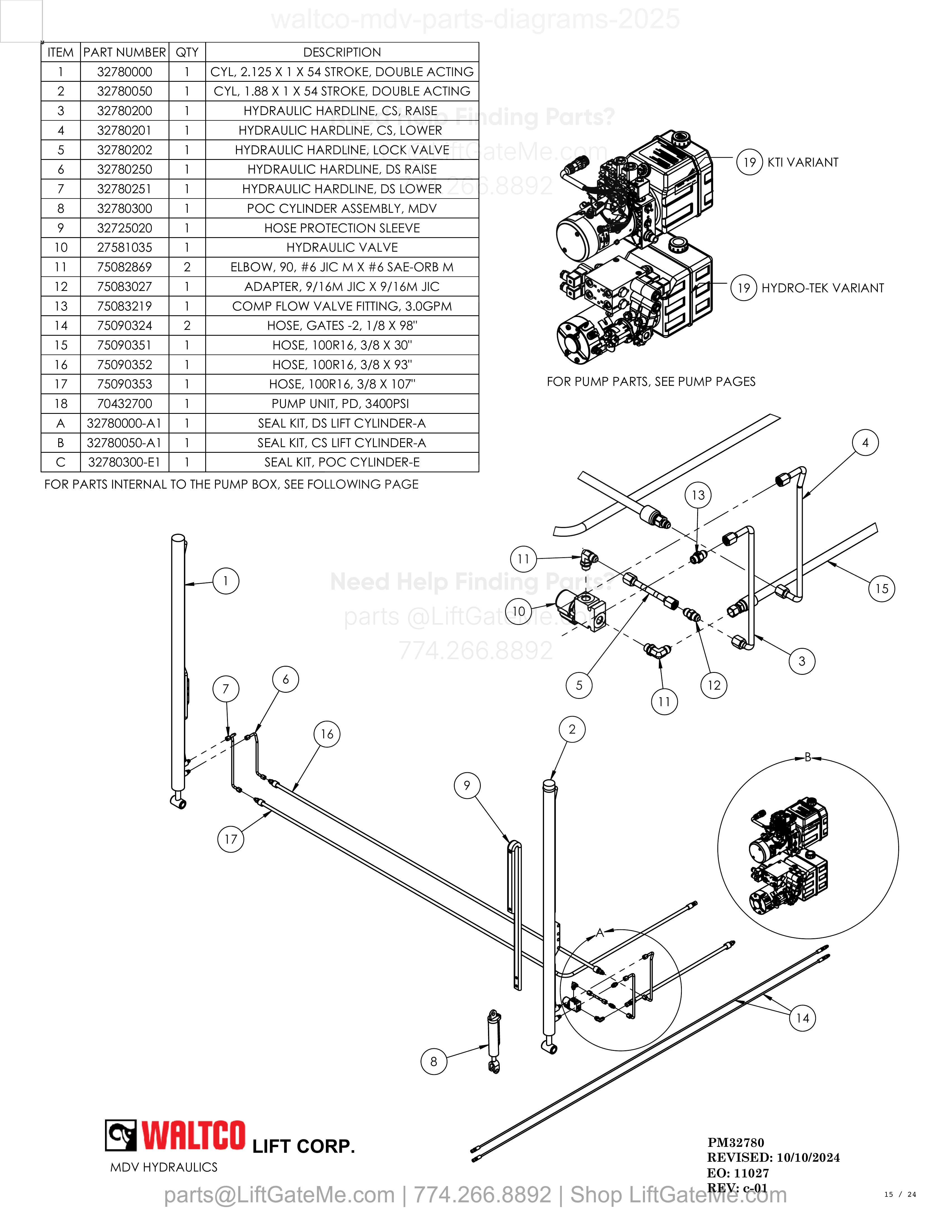 MDV HYDRAULICS diagram