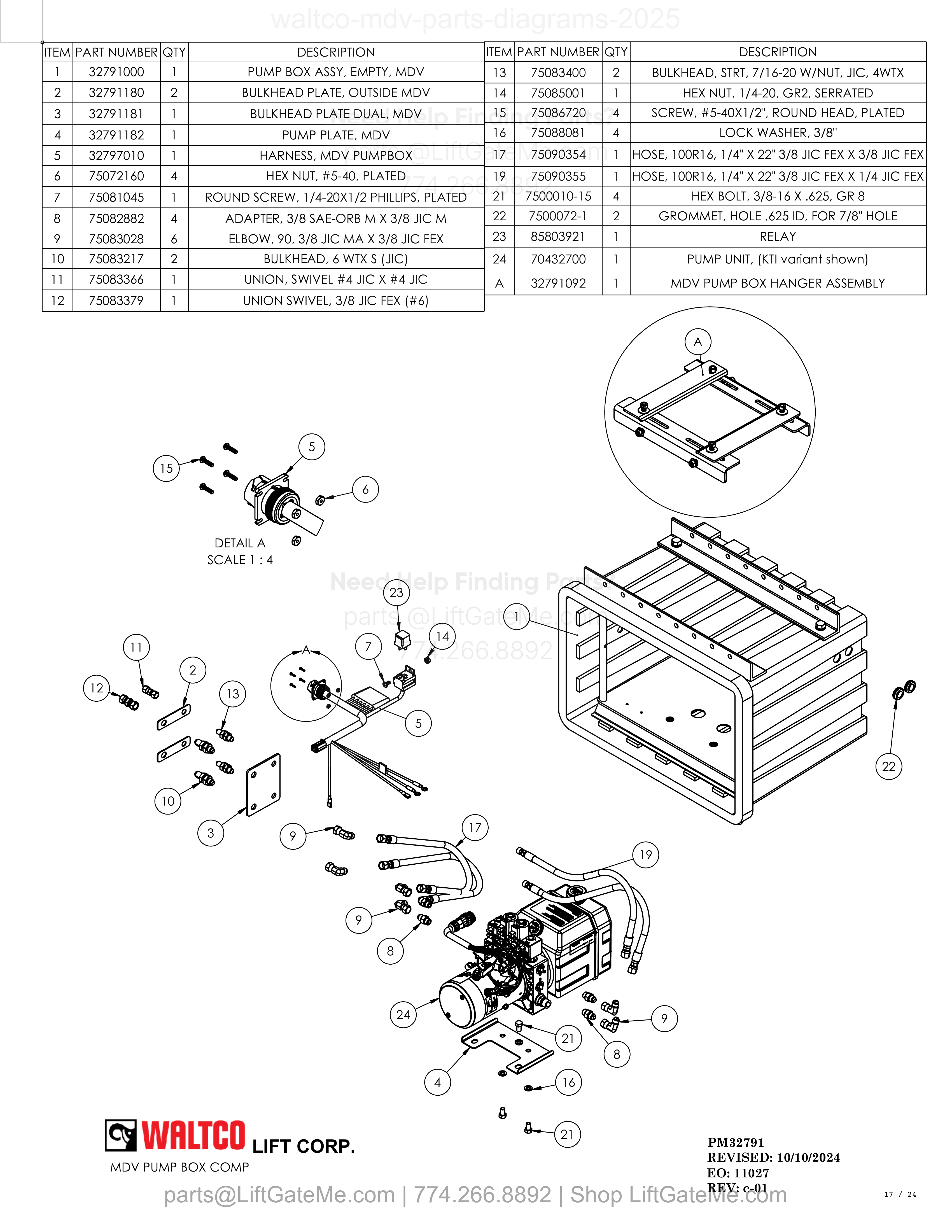 MDV PUMP BOX COMP diagram