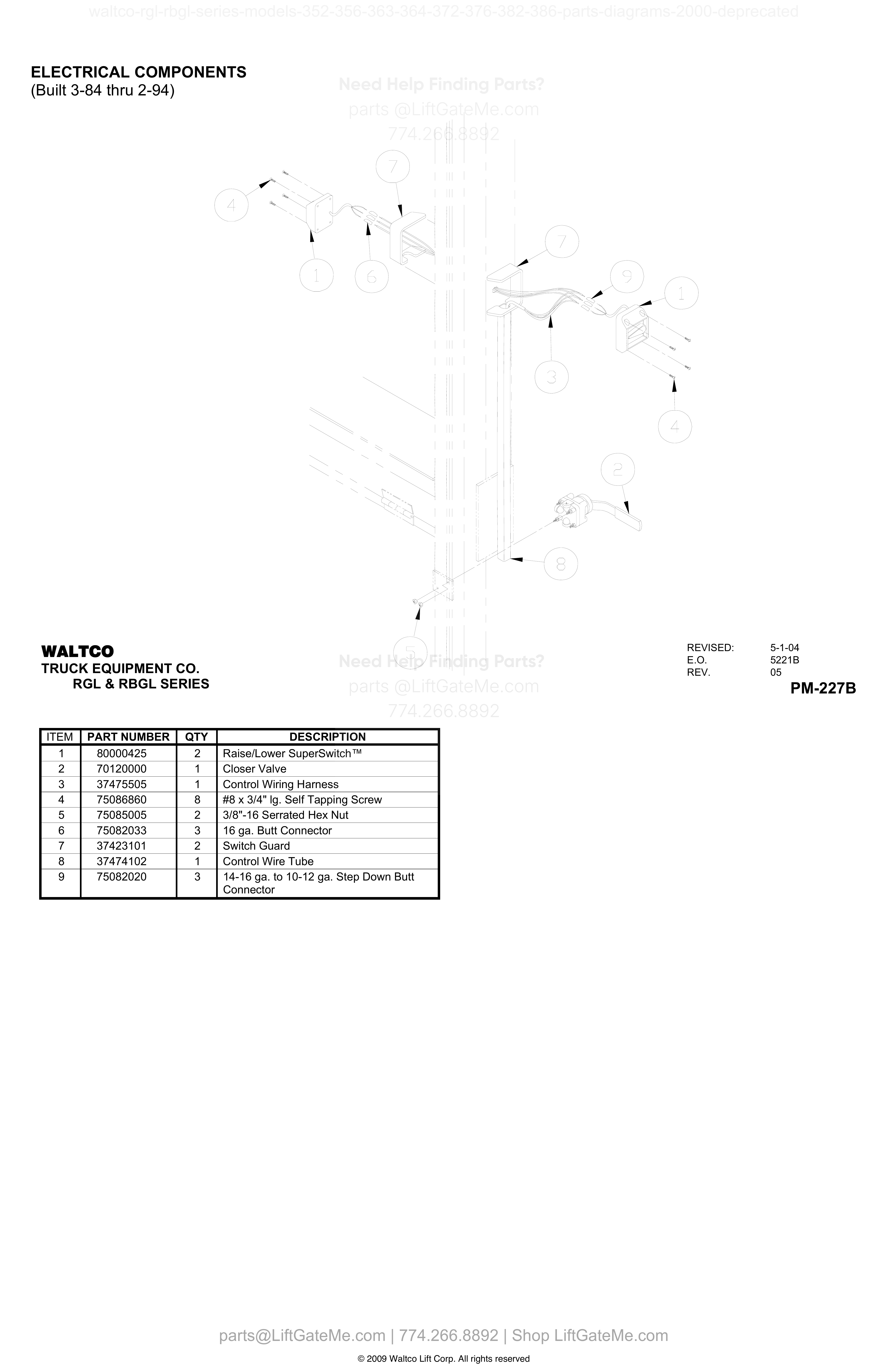 ELECTRICAL COMPONENTS diagram