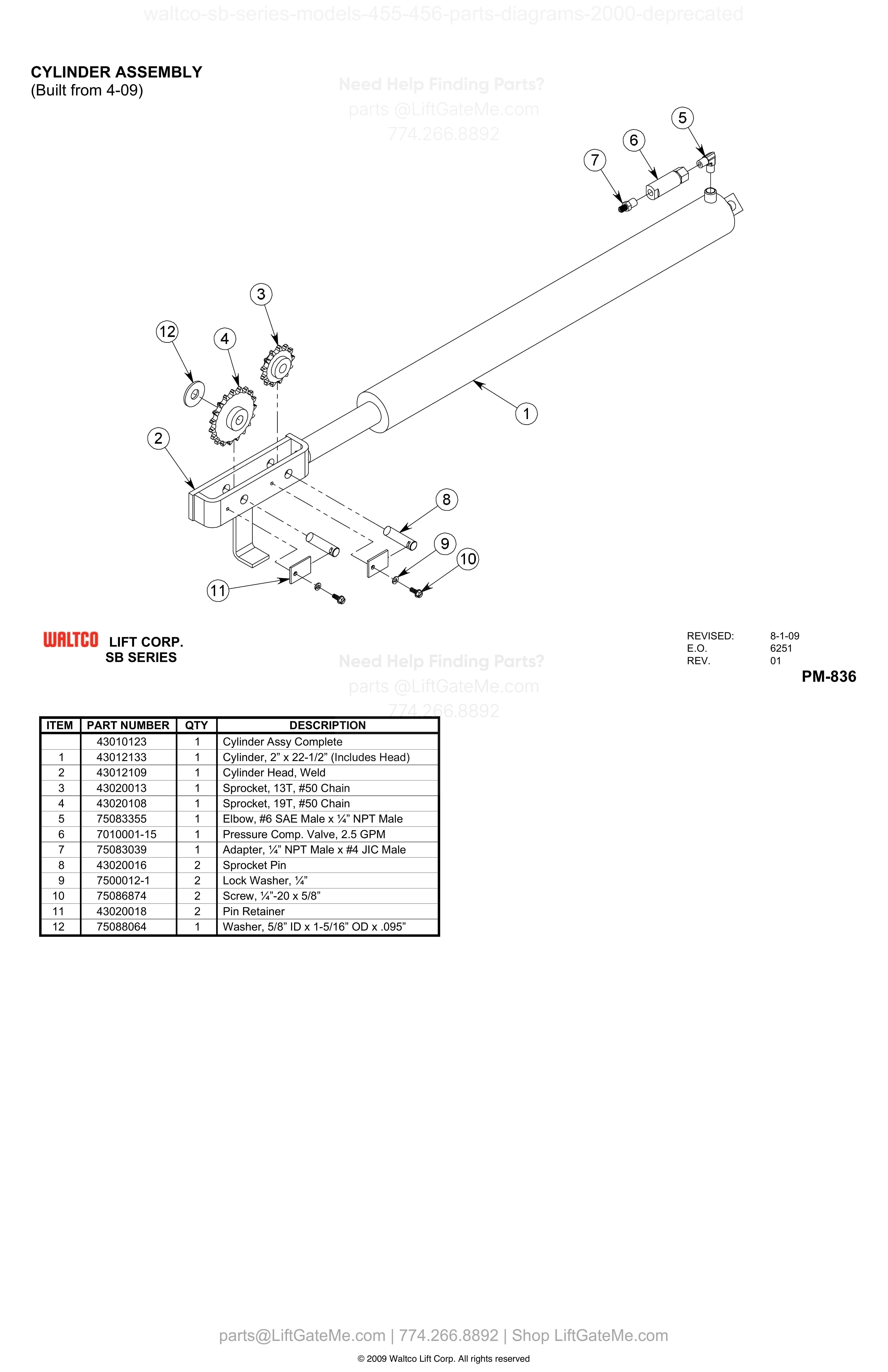 CYLINDER ASSEMBLY diagram