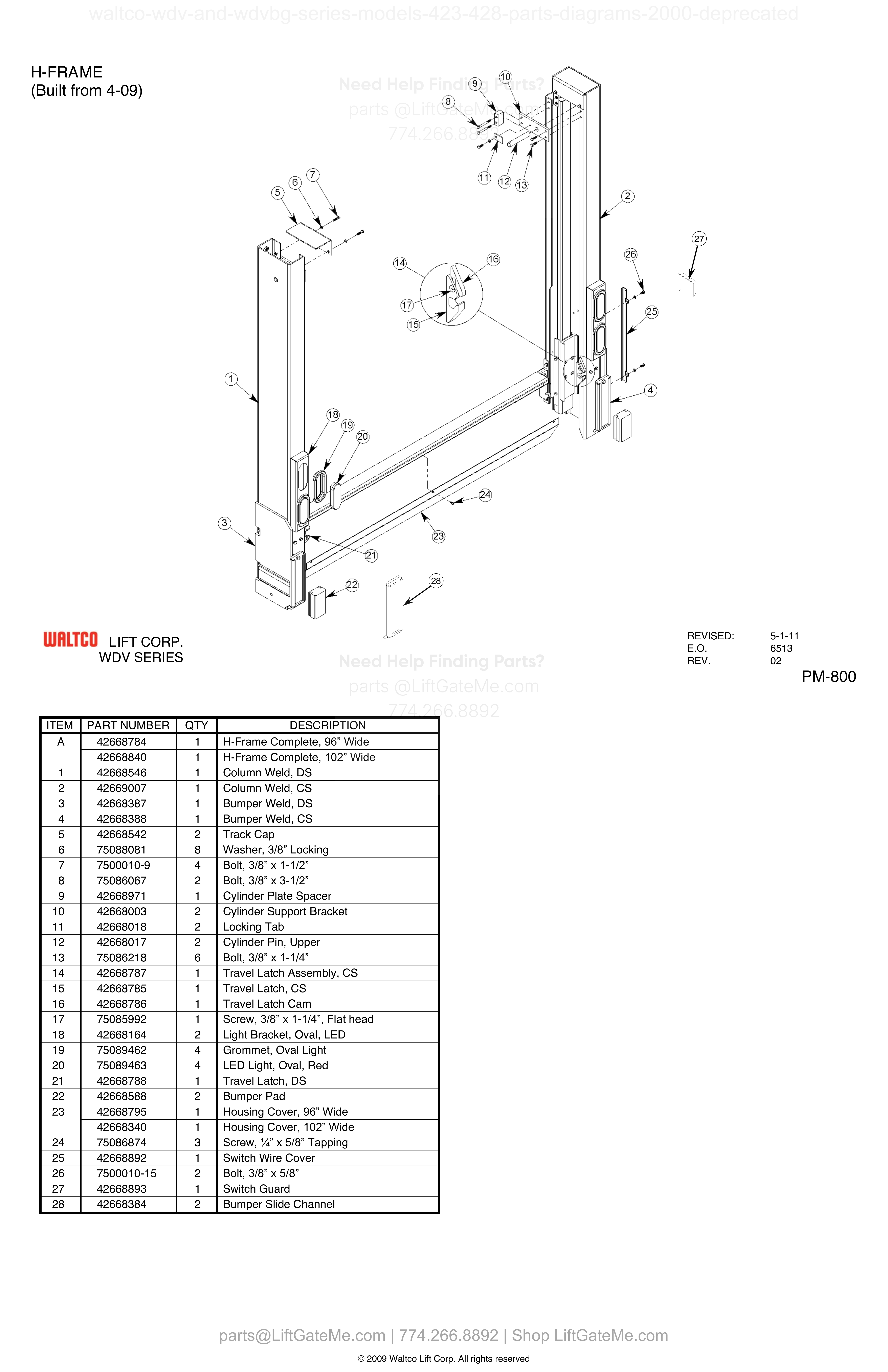 H-FRAME diagram
