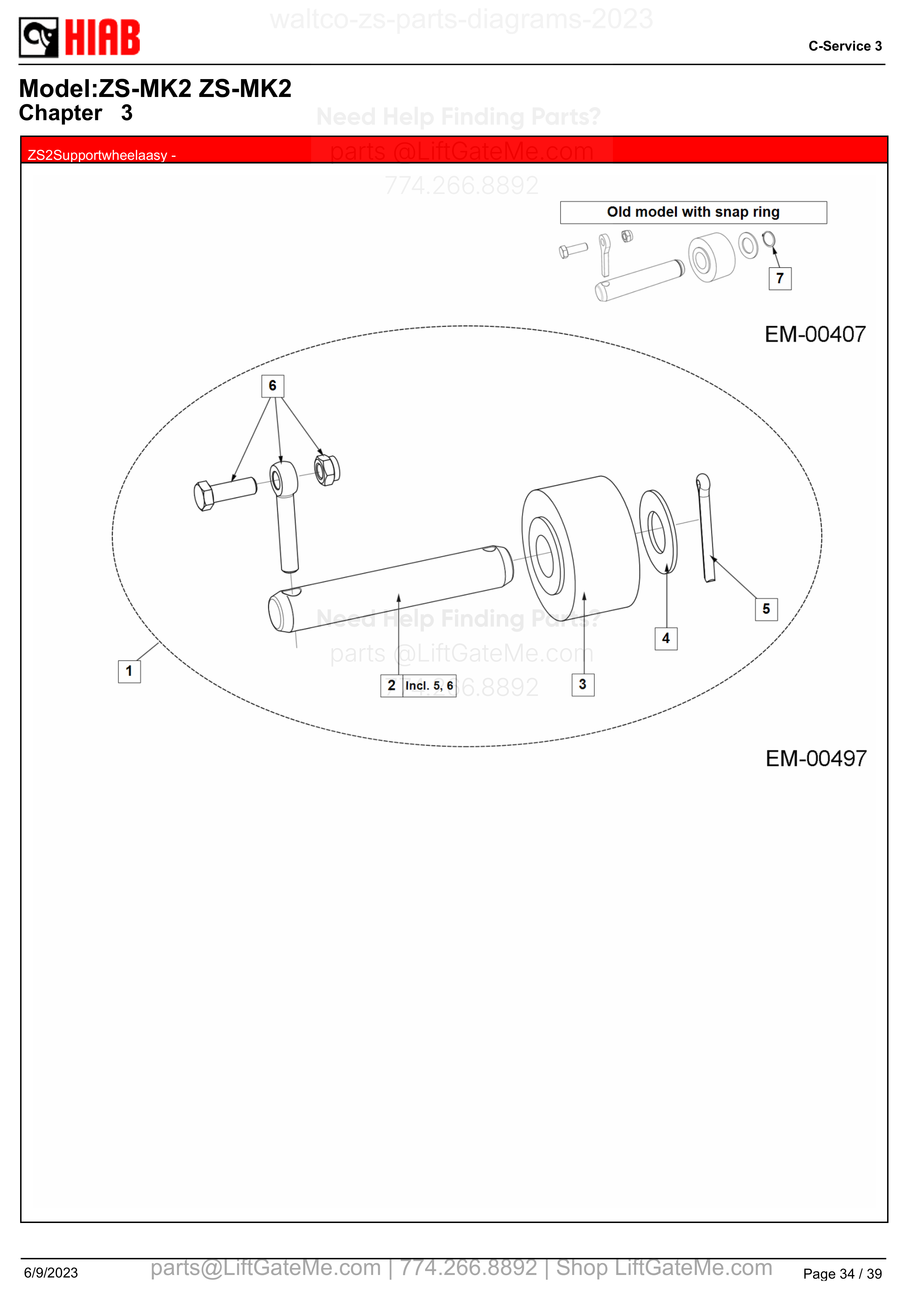 ZS2Supportwheelaasy - diagram