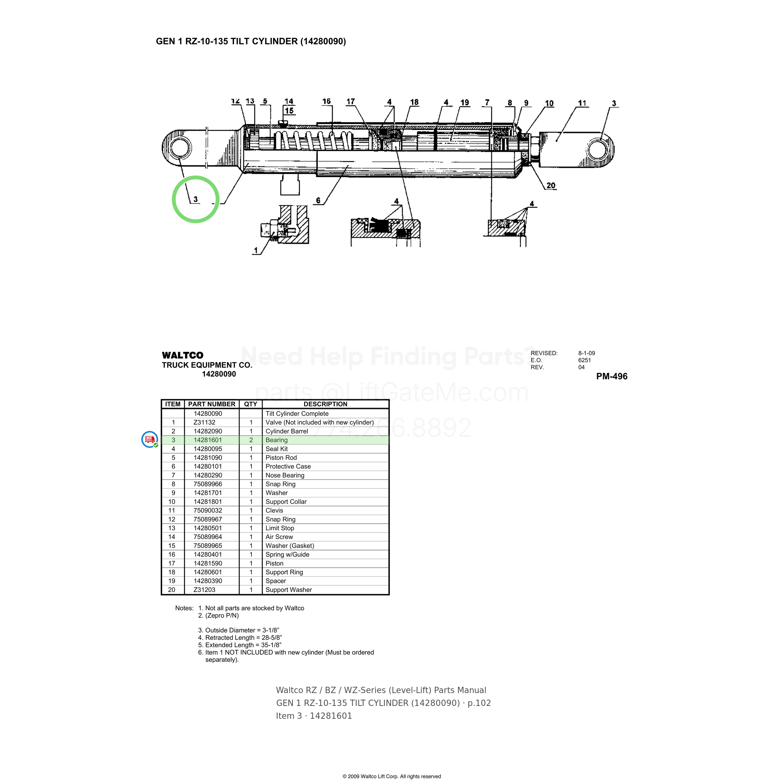 Waltco RZ / BZ / WZ-Series (Level-Lift)