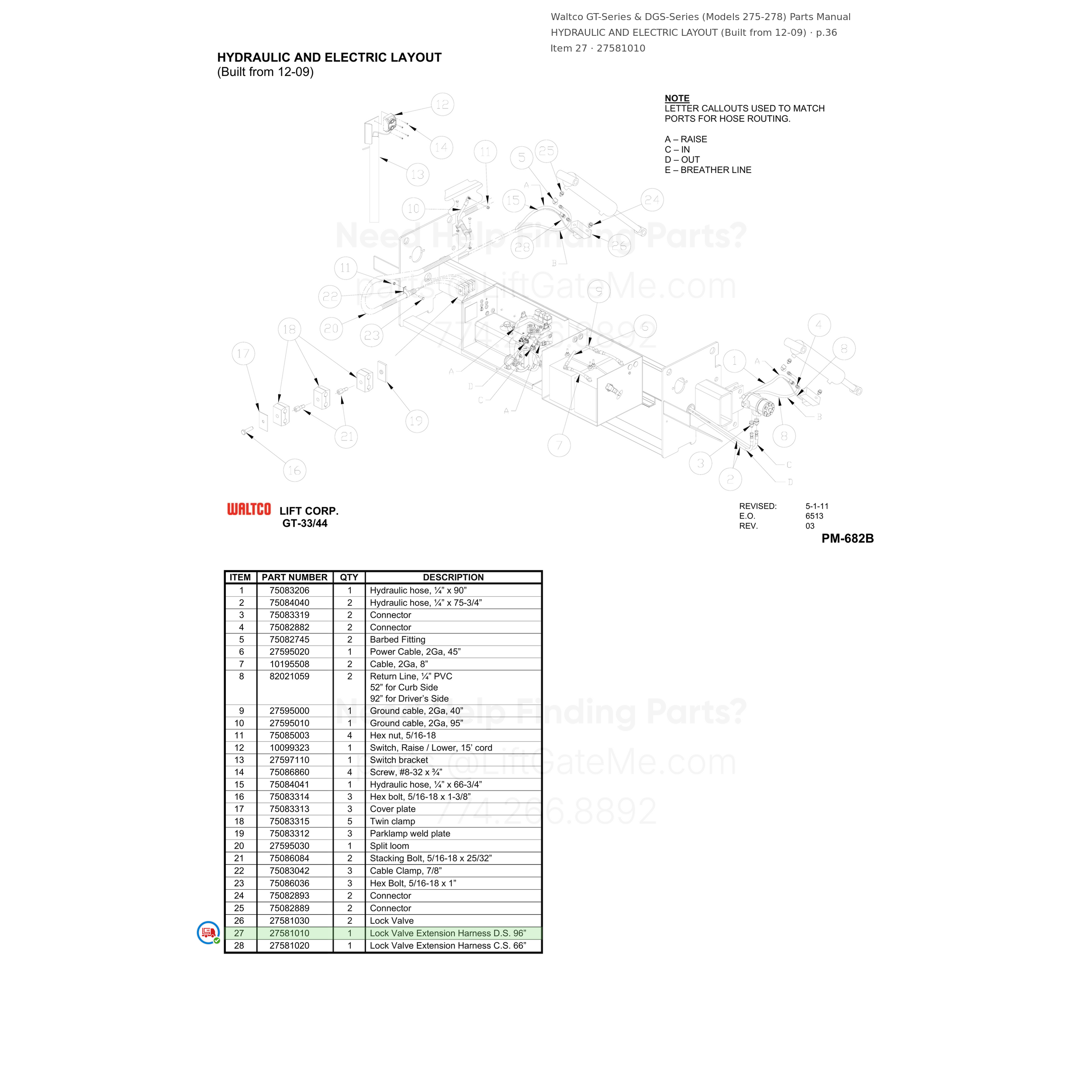 Waltco GT-Series & DGS-Series (Models 275-278)