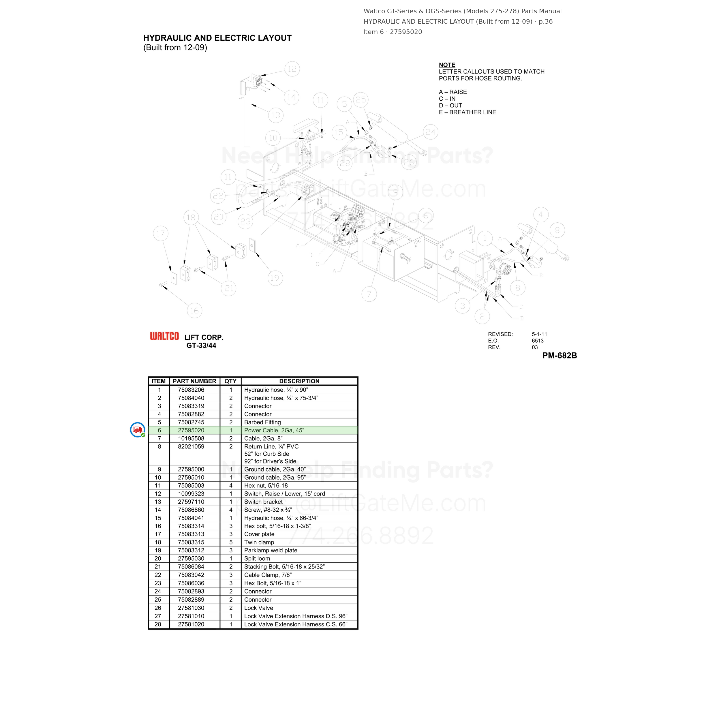 Waltco GT-Series & DGS-Series (Models 275-278)