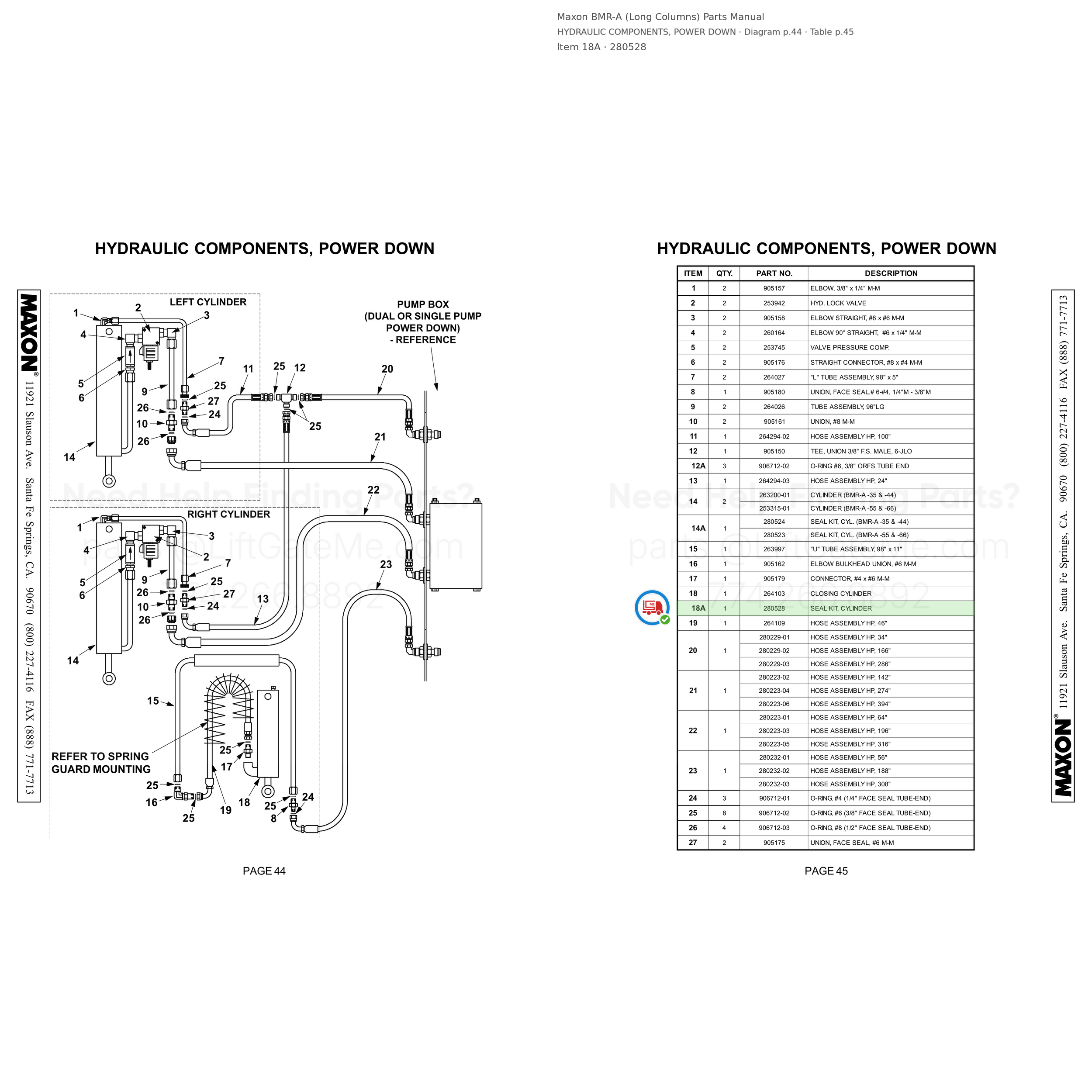 BMR-A (Long Columns)
