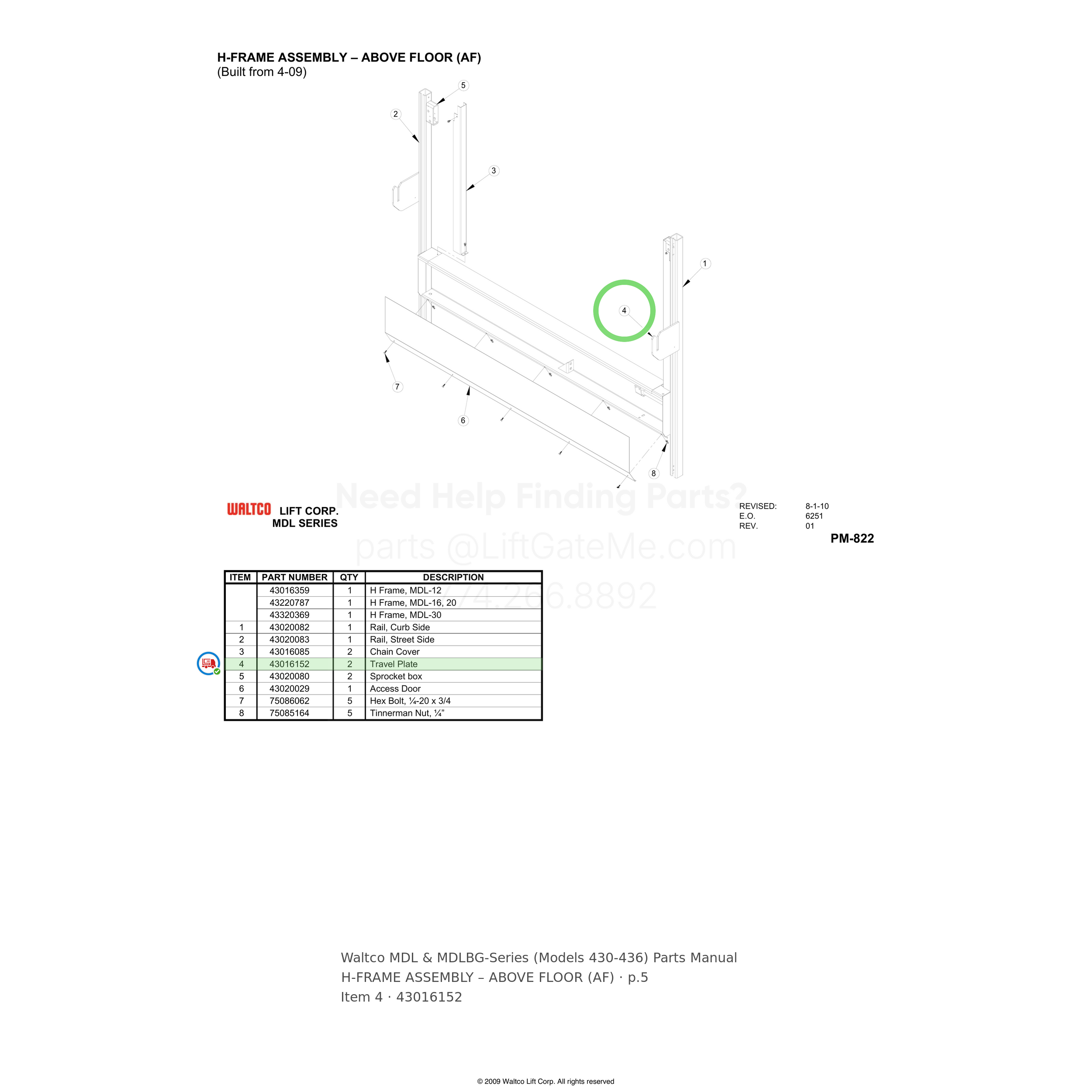 Waltco MDL & MDLBG-Series (Models 430-436)