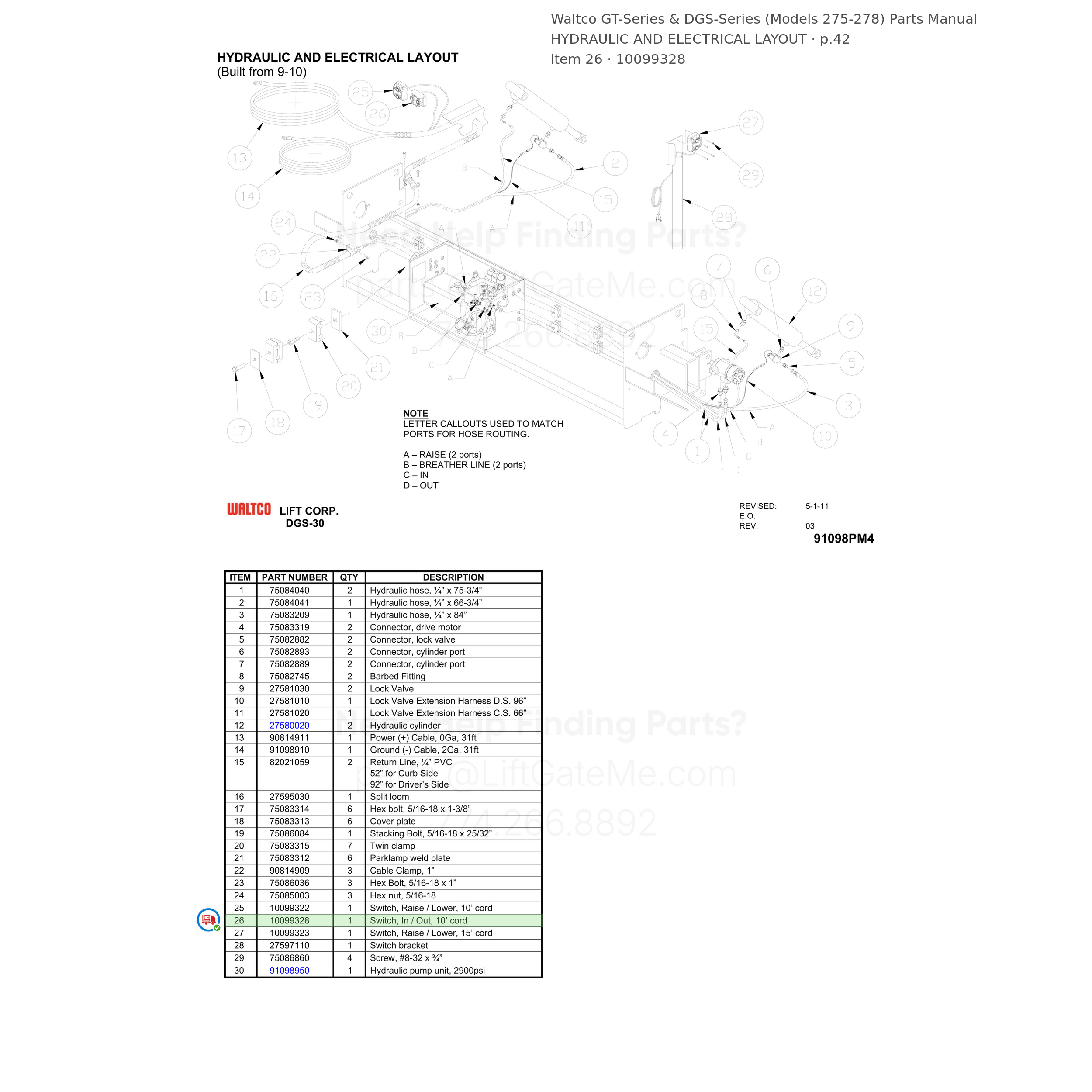 Waltco GT-Series & DGS-Series (Models 275-278)
