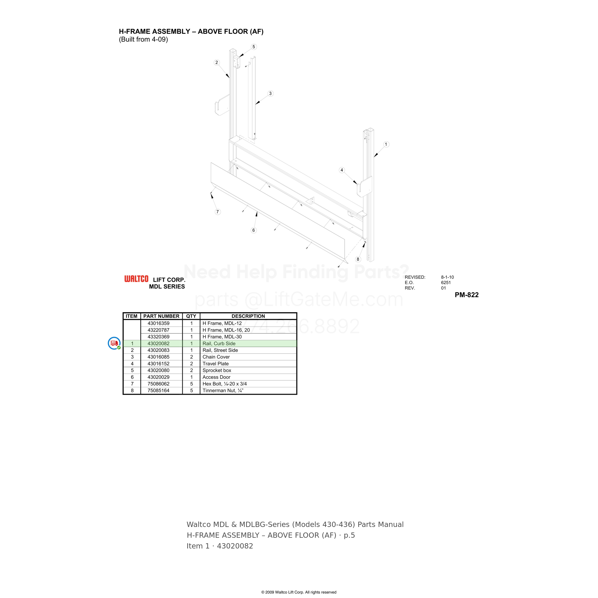 Waltco MDL & MDLBG-Series (Models 430-436)