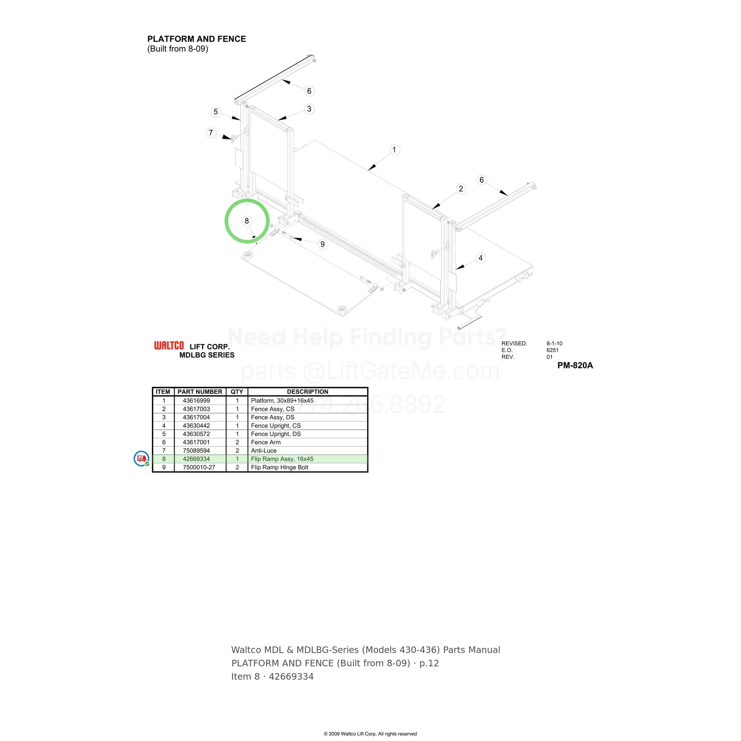 Waltco MDL & MDLBG-Series (Models 430-436)