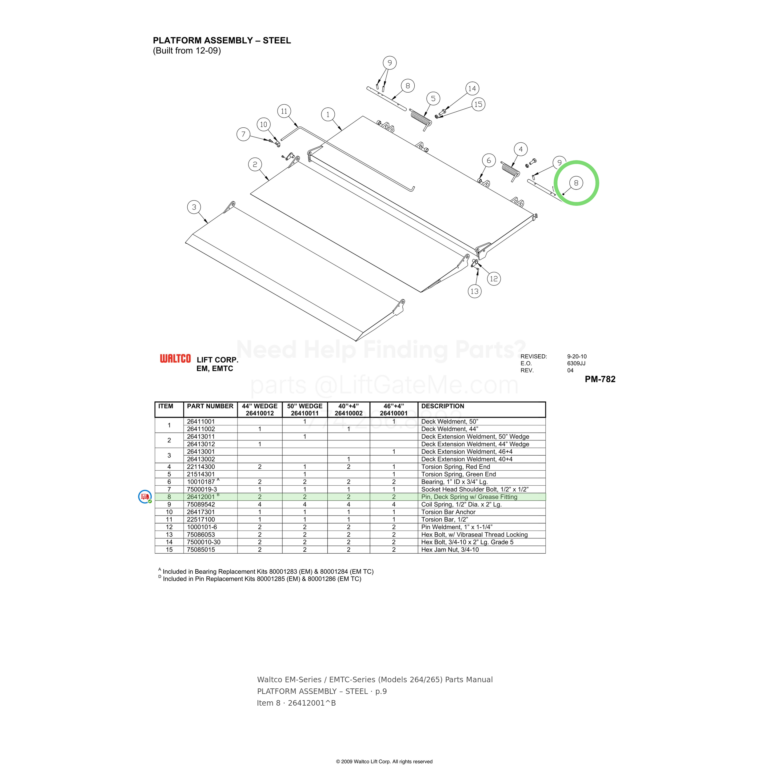 Waltco EM-Series / EMTC-Series (Models 264/265)