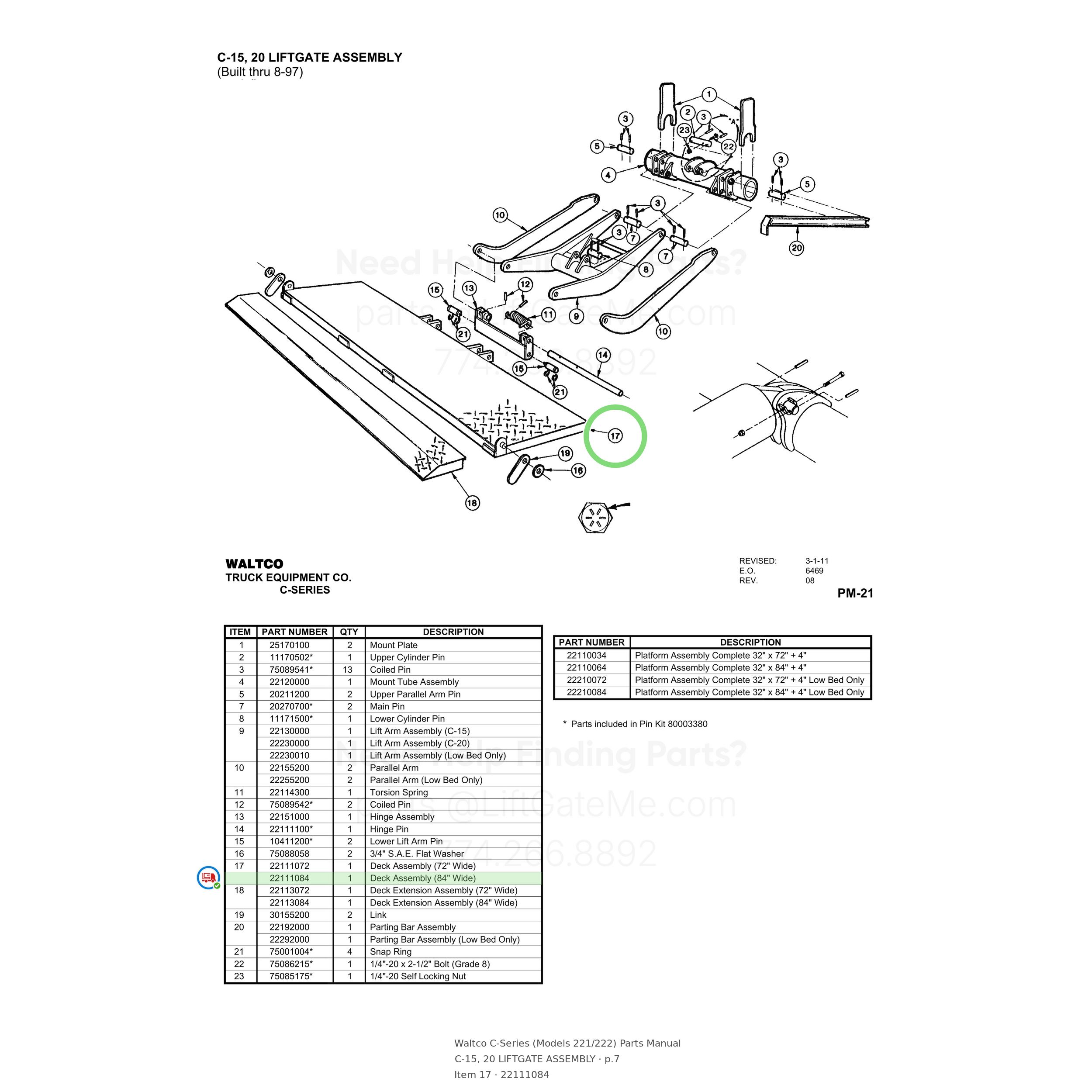 Waltco C-Series (Models 221/222)