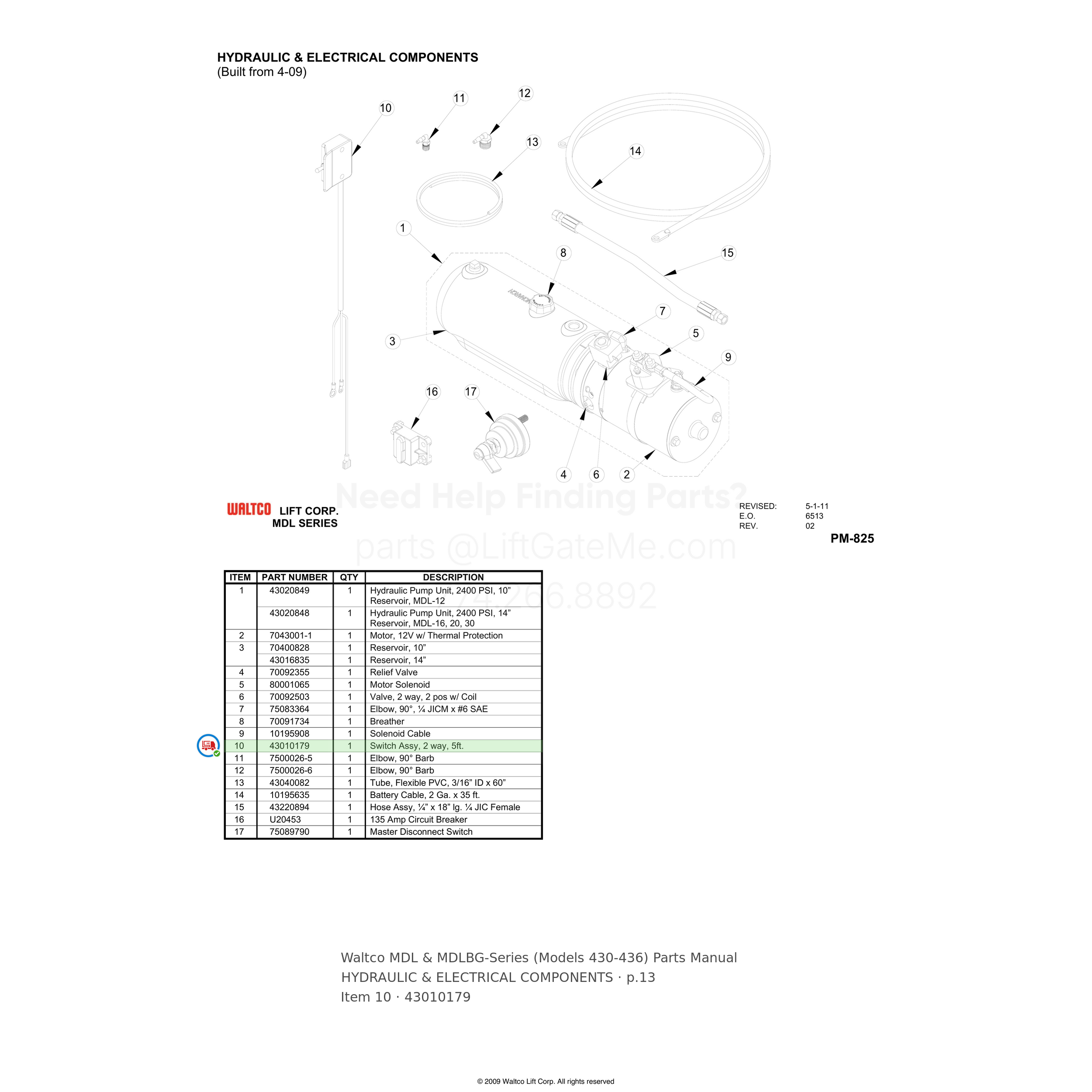 Waltco MDL & MDLBG-Series (Models 430-436)