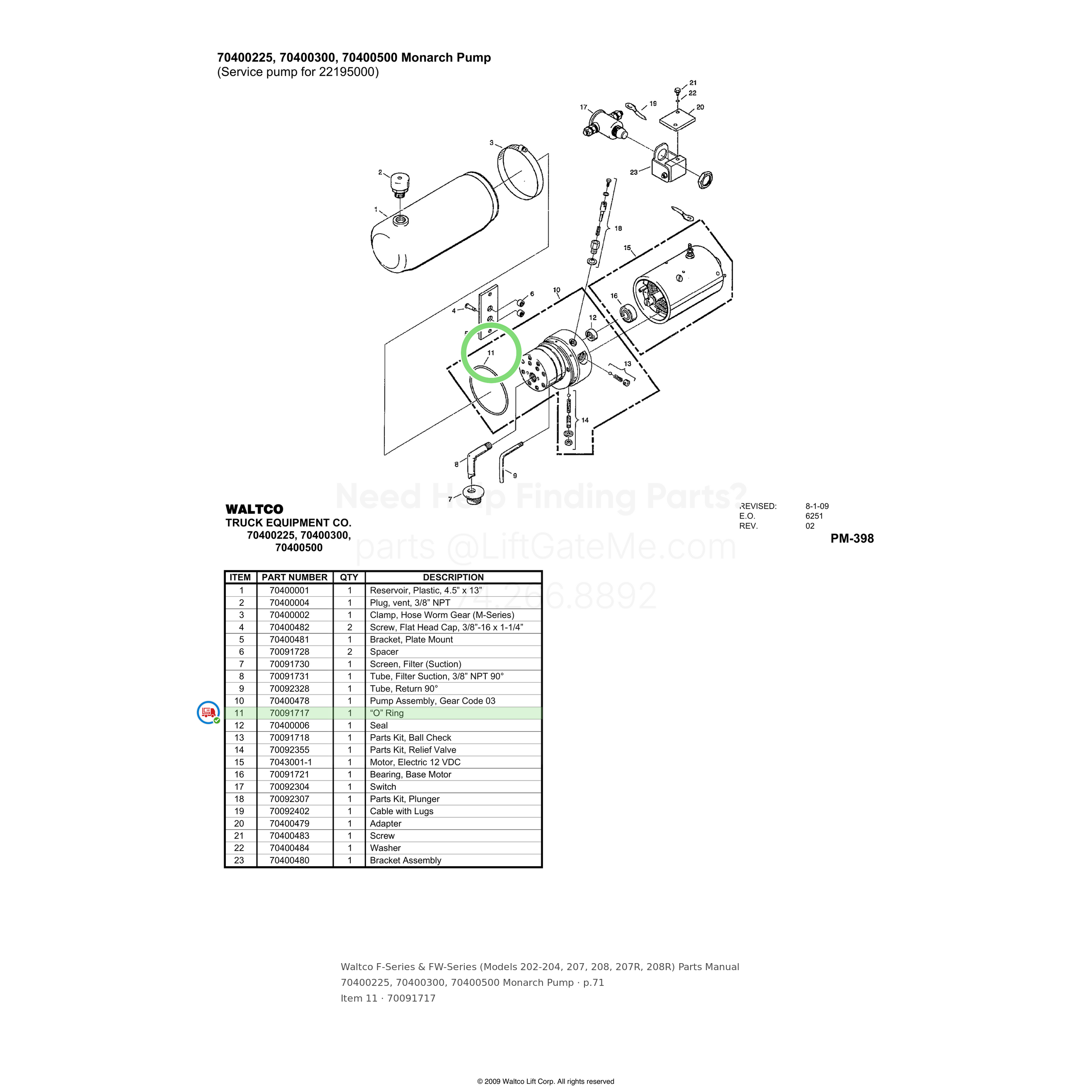 Waltco F-Series & FW-Series (Models 202-204, 207, 208, 207R, 208R)