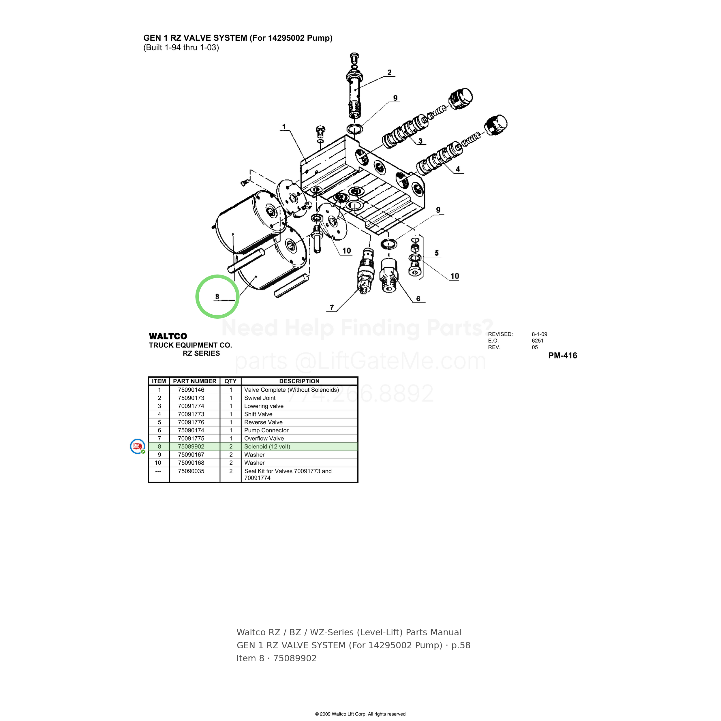 Waltco RZ / BZ / WZ-Series (Level-Lift)