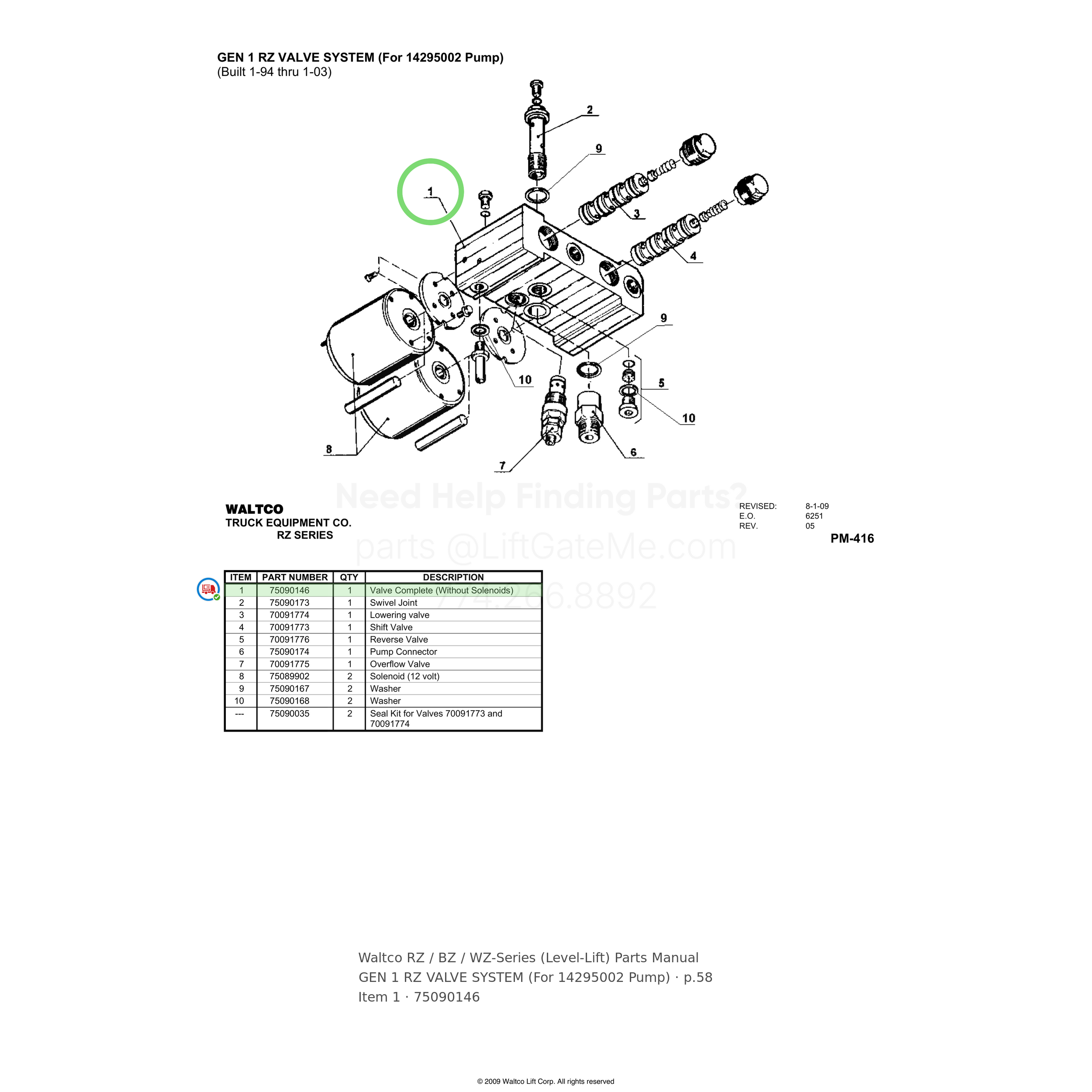 Waltco RZ / BZ / WZ-Series (Level-Lift)