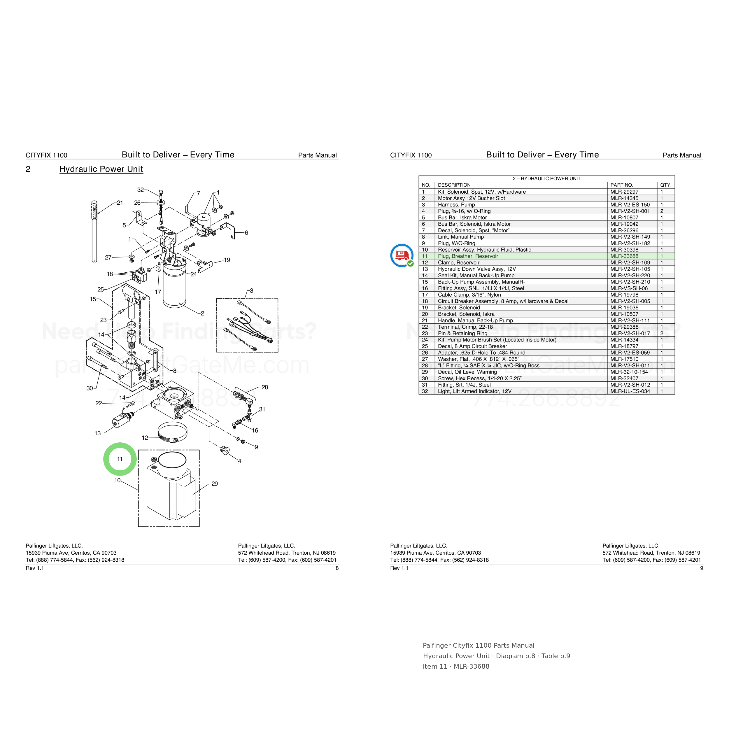 Palfinger Cityfix 1100