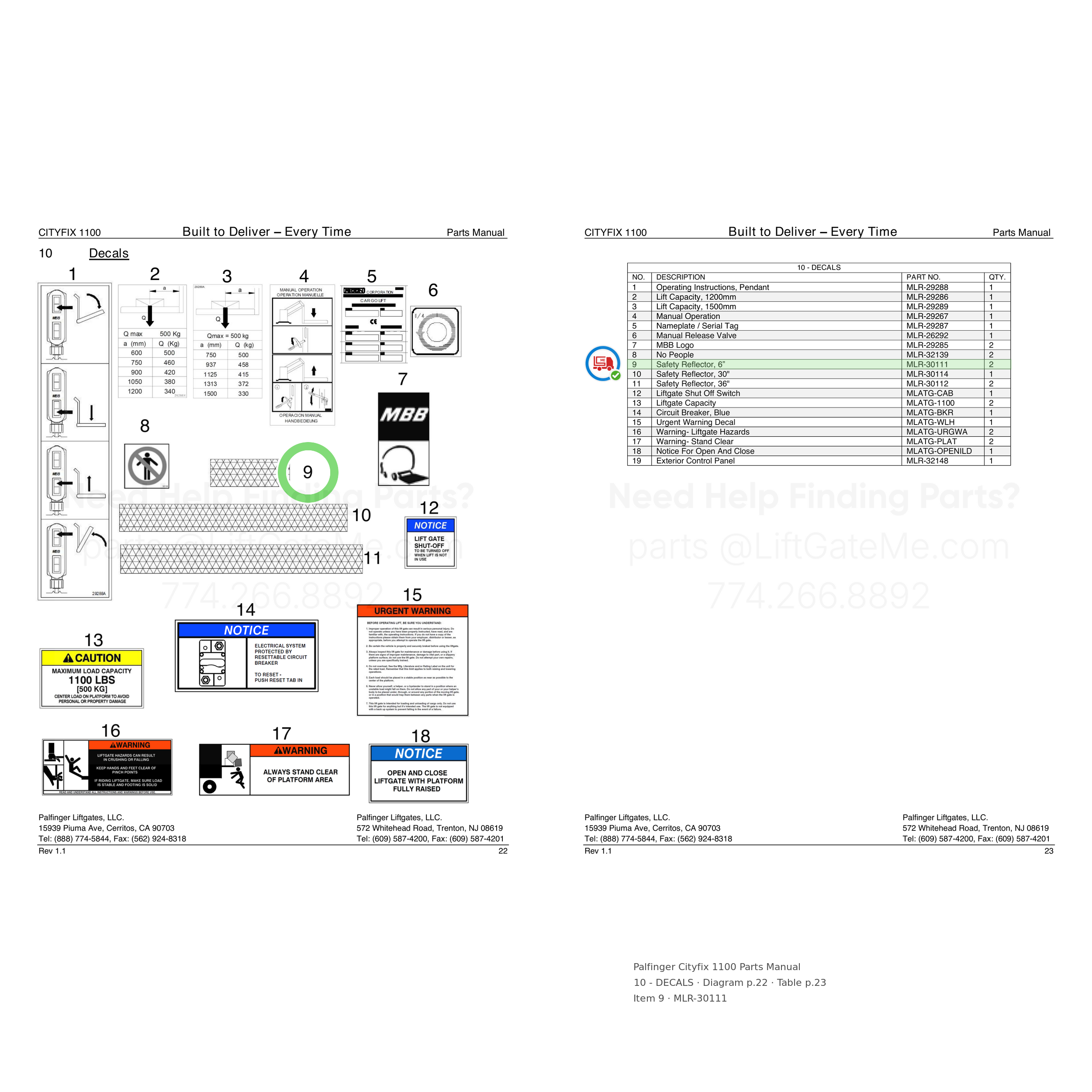 Palfinger Cityfix 1100