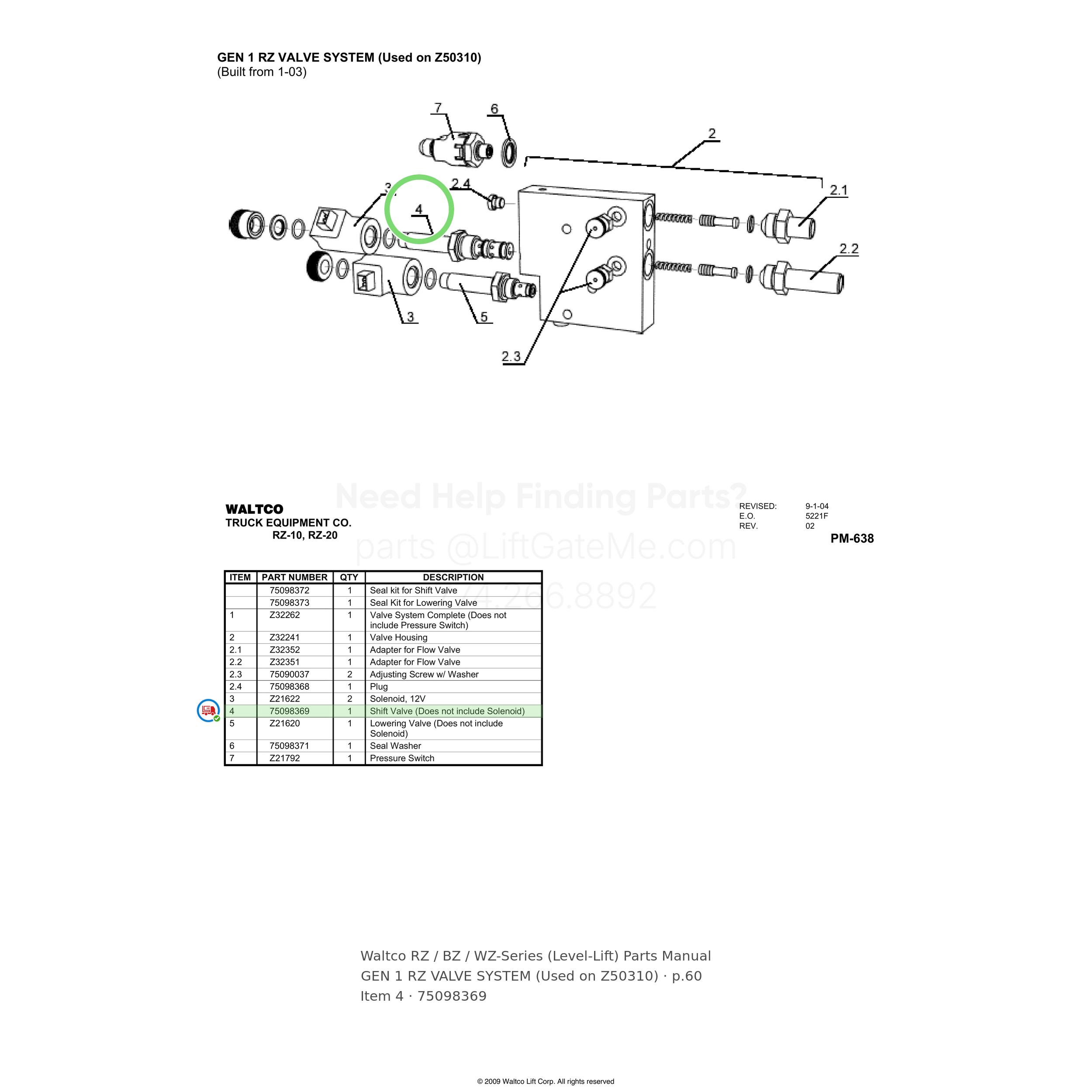 Waltco RZ / BZ / WZ-Series (Level-Lift)