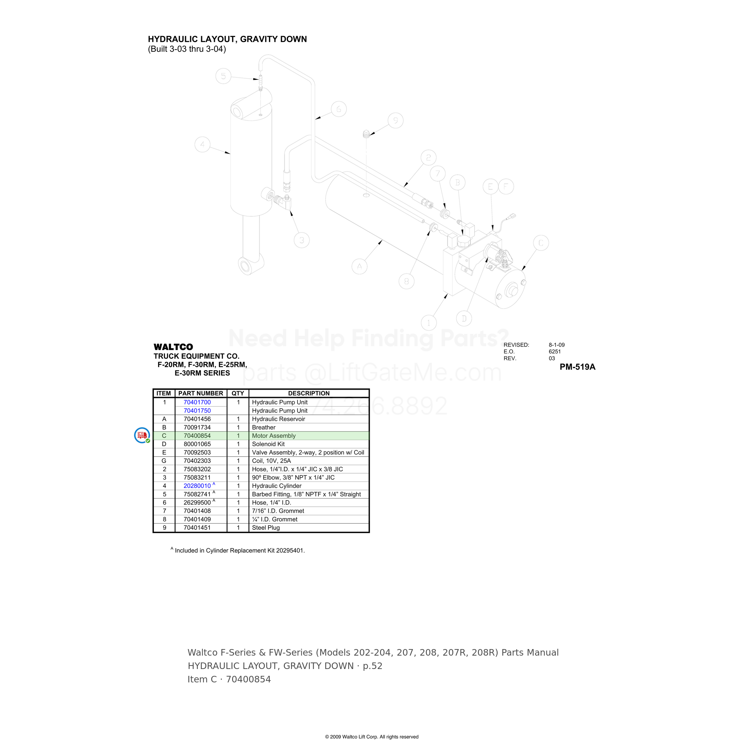 Waltco F-Series & FW-Series (Models 202-204, 207, 208, 207R, 208R)