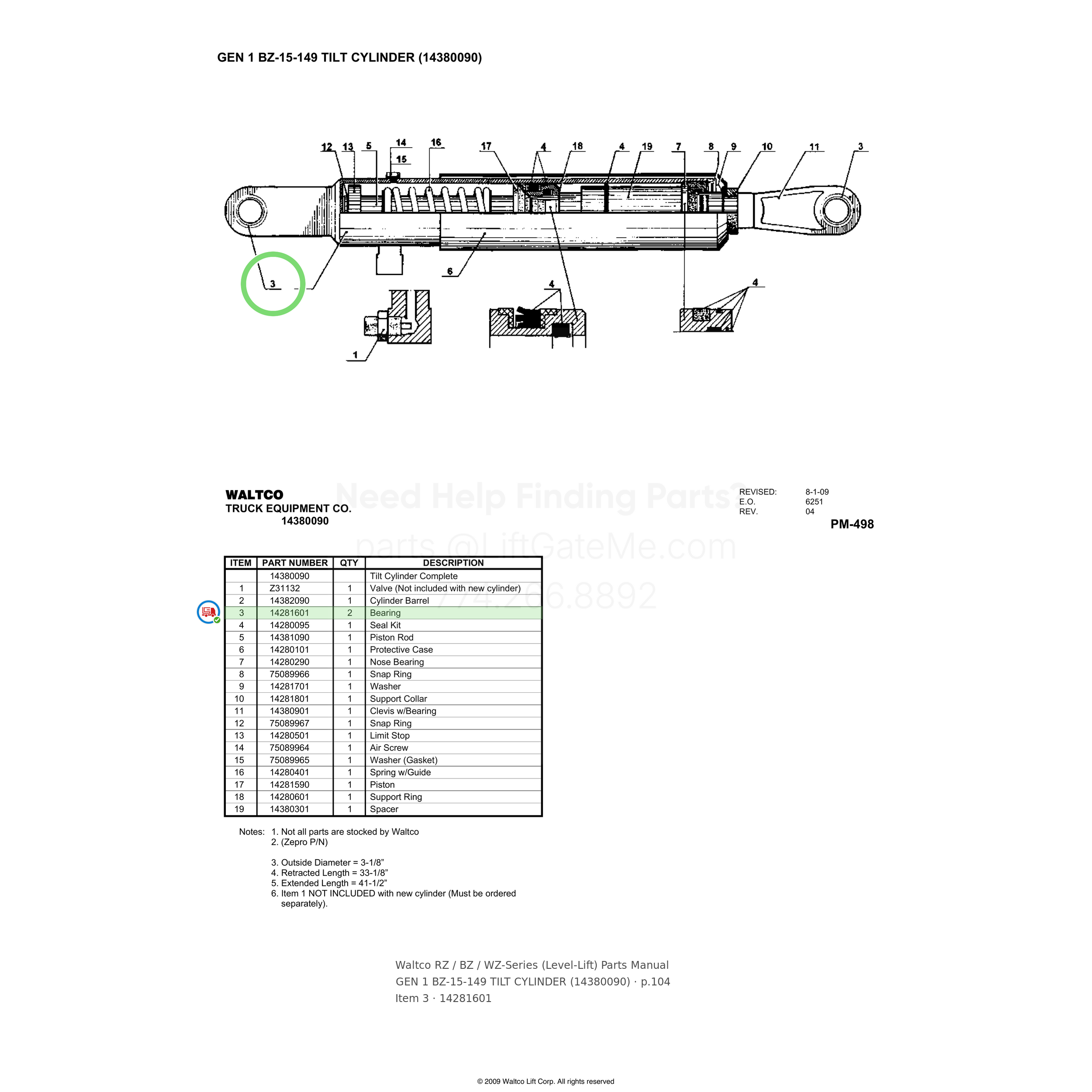 Waltco RZ / BZ / WZ-Series (Level-Lift)