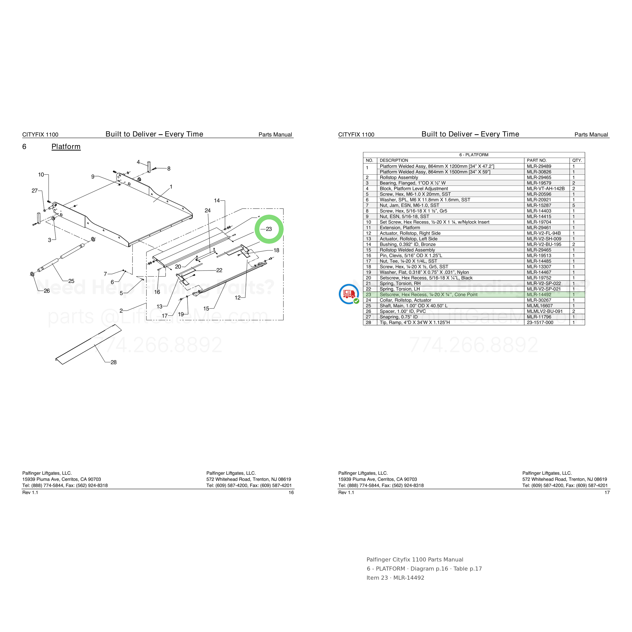 Palfinger Cityfix 1100